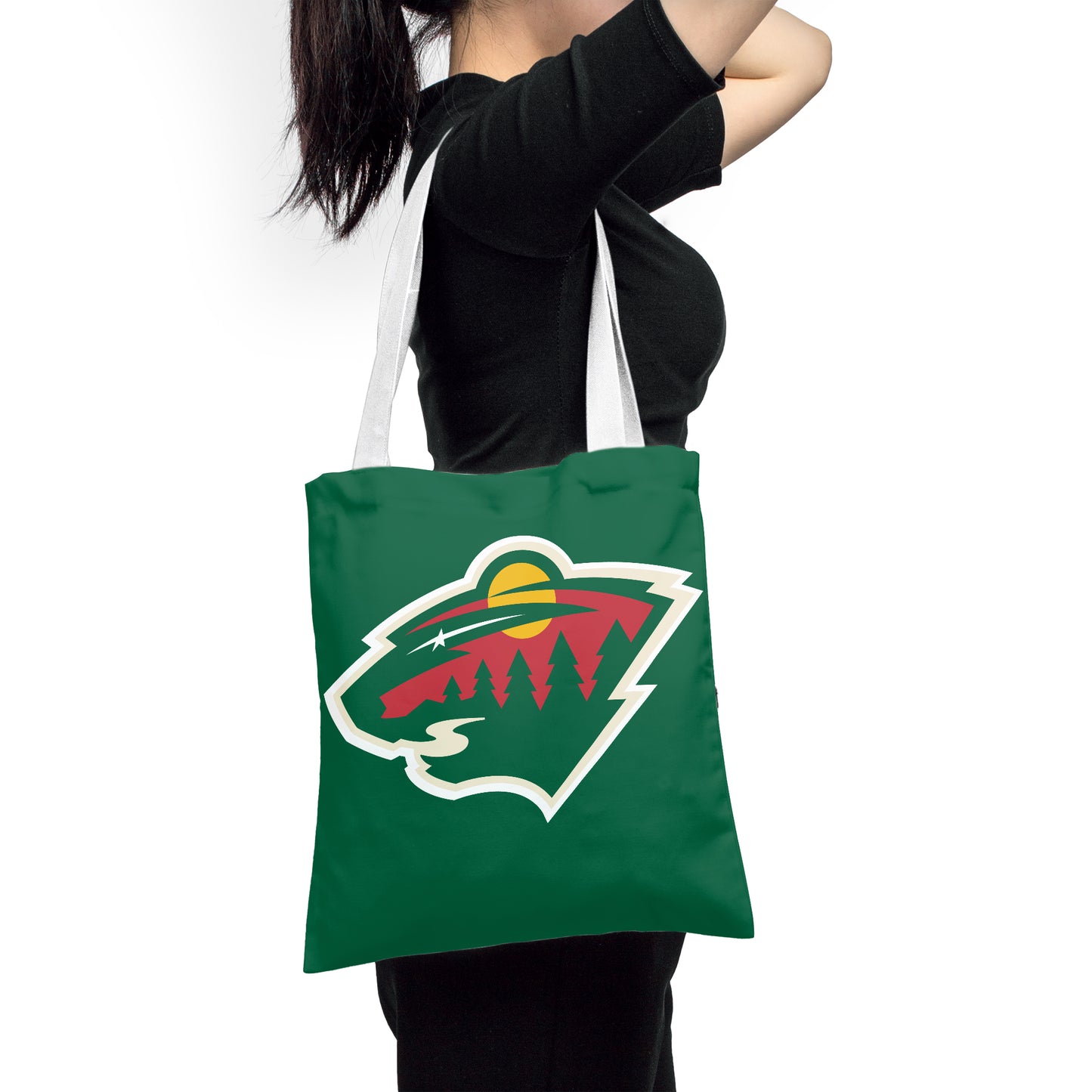 NHL Minnesota Wild Polyester Canvas Tote Bag – Durable and Stylish