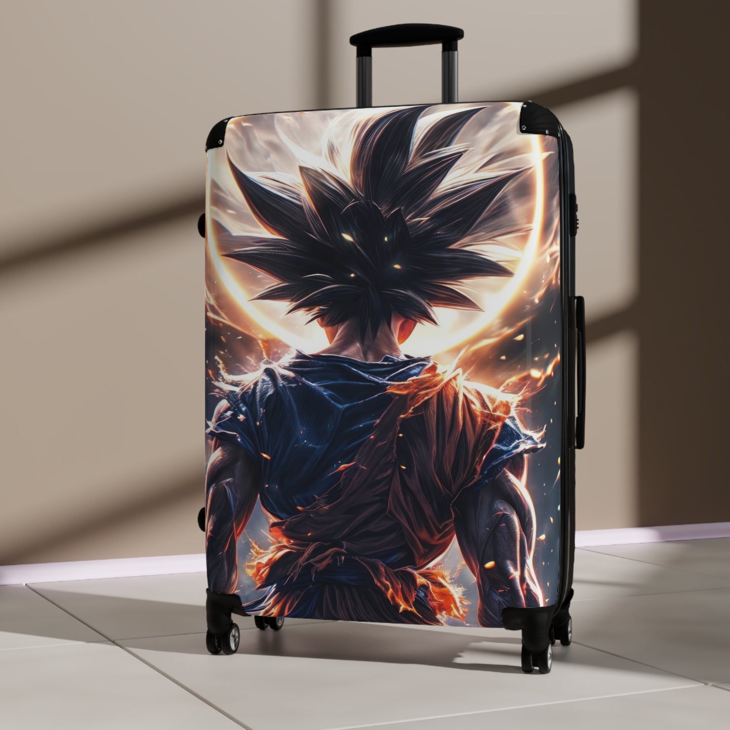 Anime Goku Dragon Ball Z Carry-On Suitcase - Stylish Luggage for Travelers