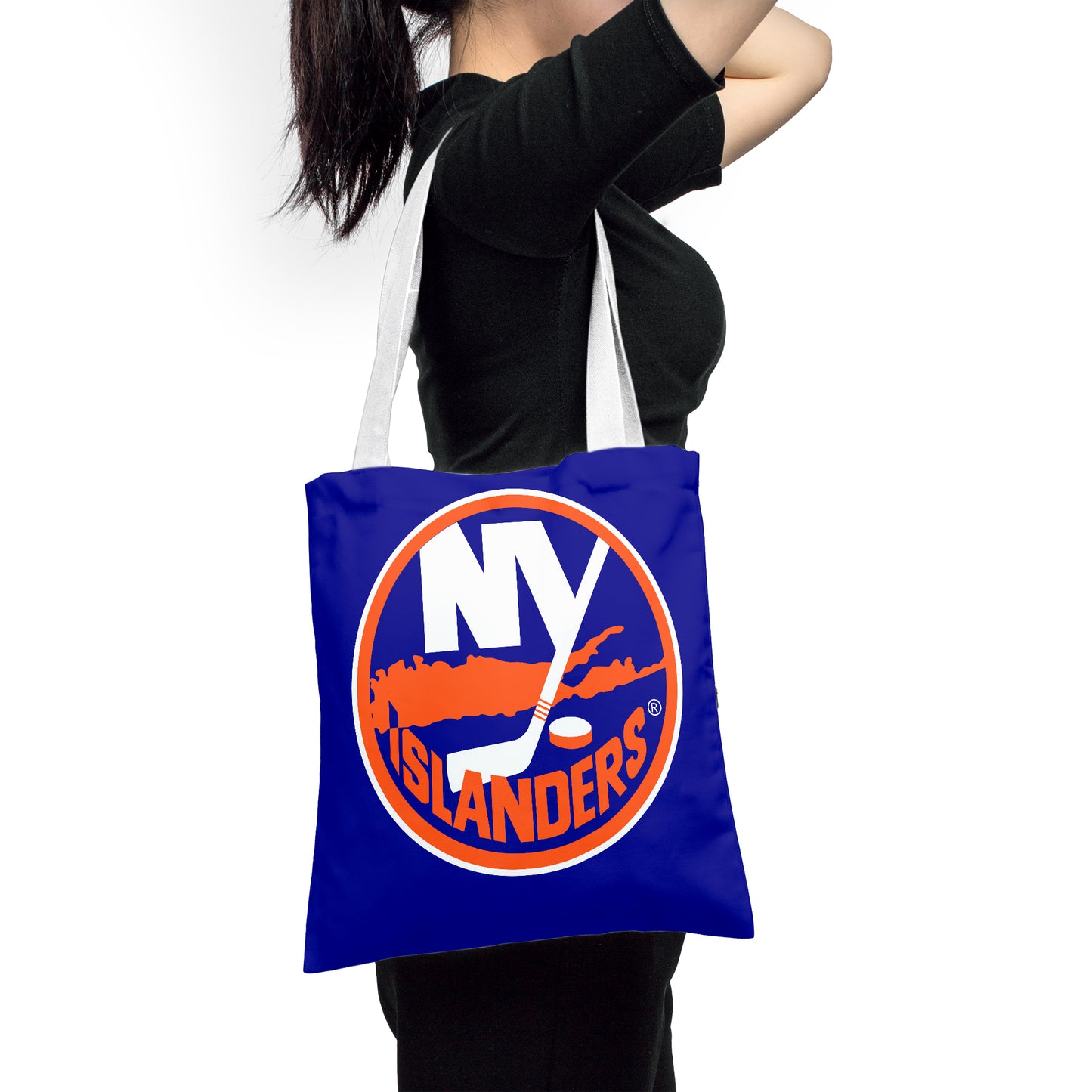 NHL New York Islanders Polyester Canvas Tote Bag – Durable and Stylish