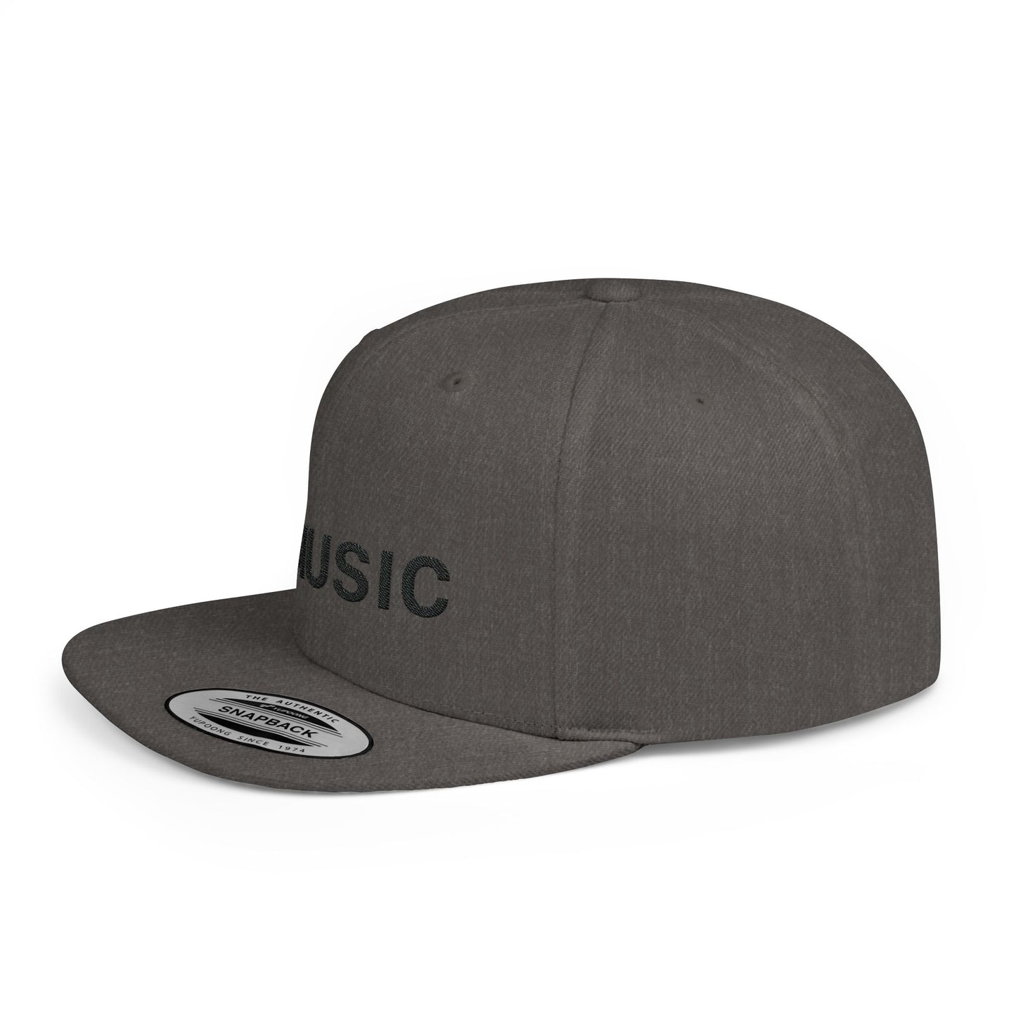 Apple Music Flat Bill Snapback – Lightweight, Custom Fit, Premium Quality
