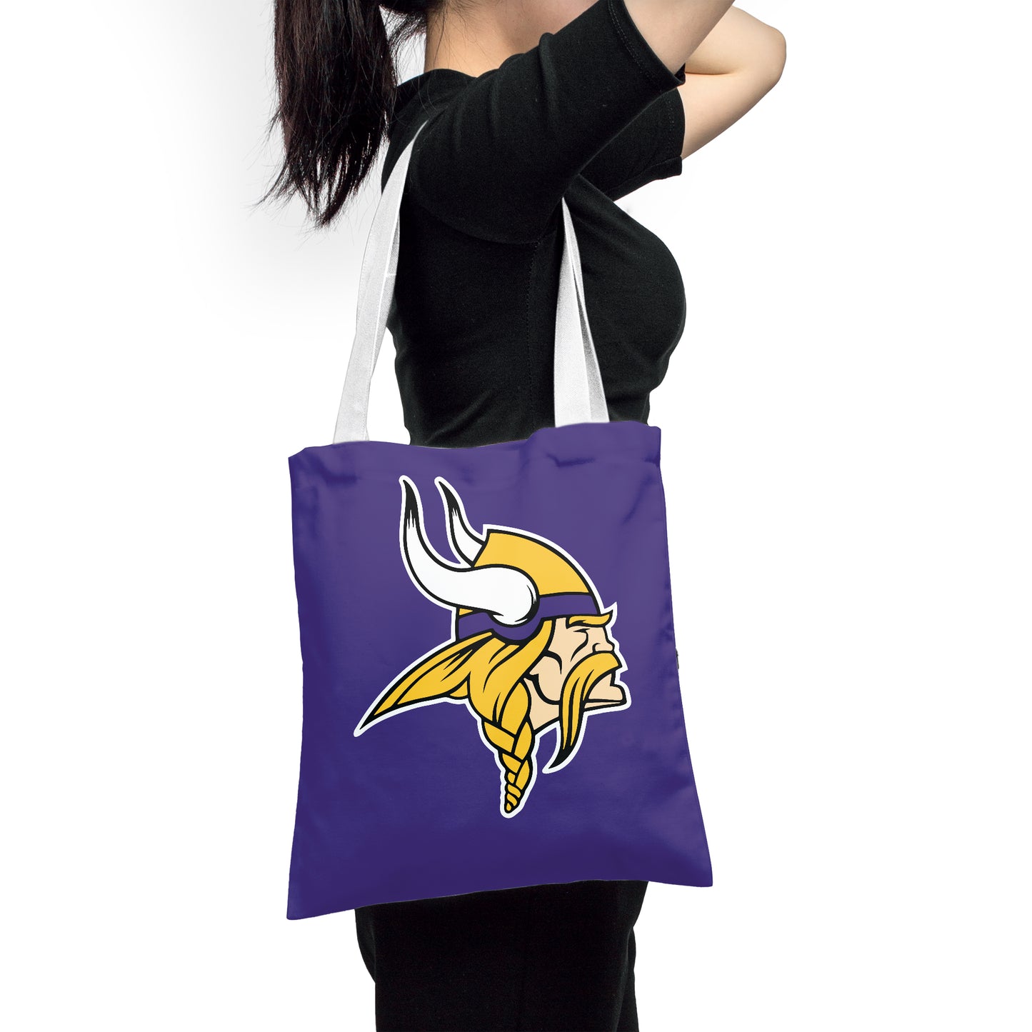 NFL Minnesota Vikings NFL Polyester Canvas Tote Bag – Durable and Stylish