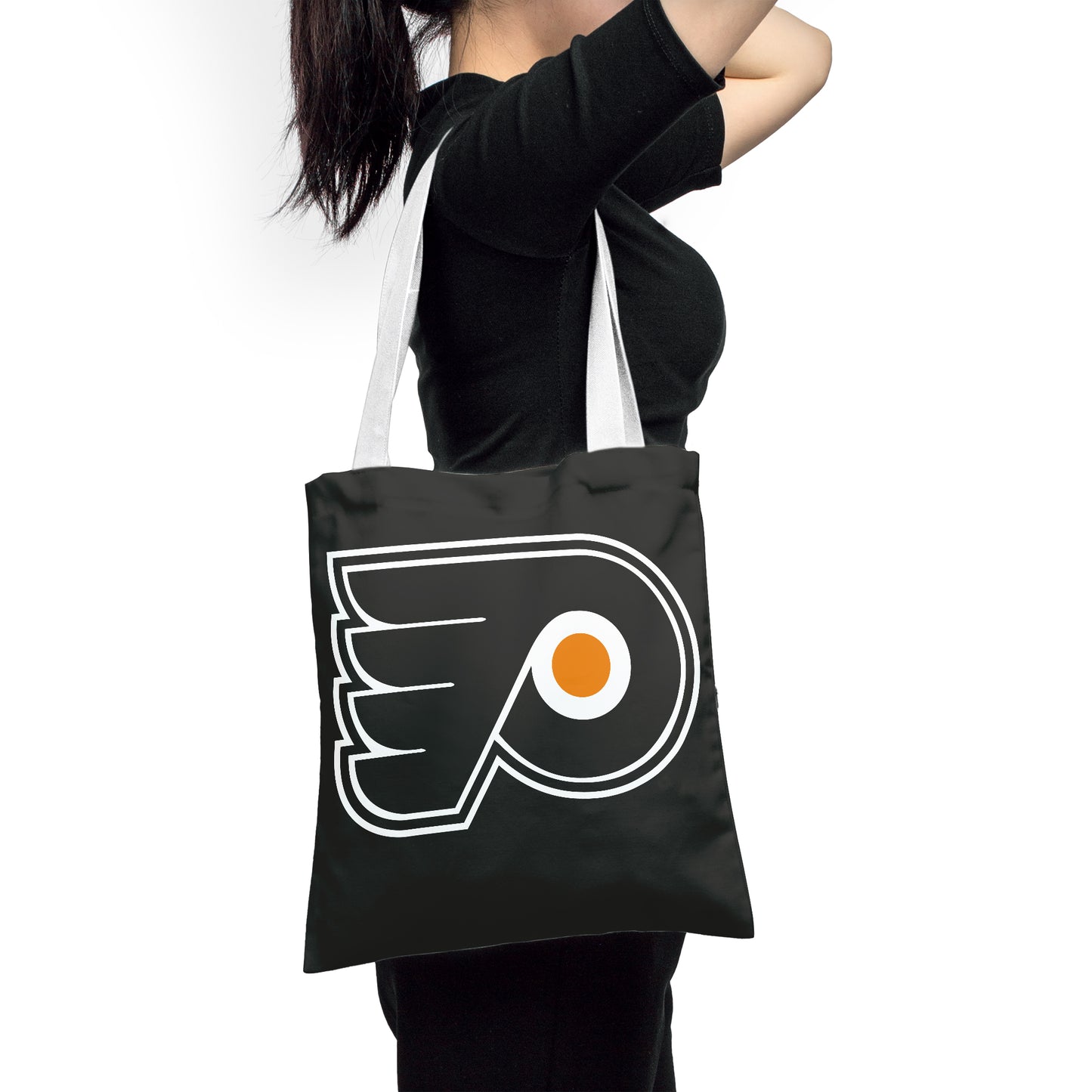 NHL Philadelphia Flyers Polyester Canvas Tote Bag – Durable and Stylish