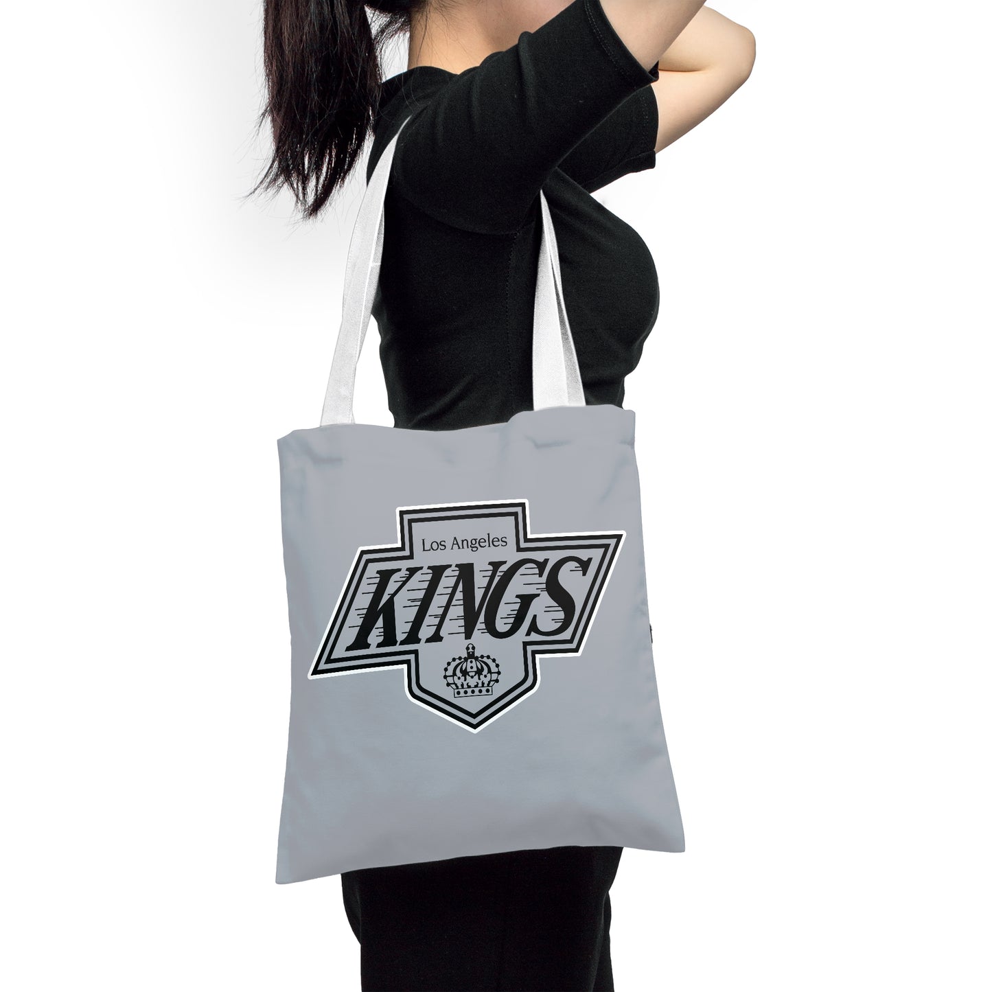 NHL Los Angeles Kings Polyester Canvas Tote Bag – Durable and Stylish