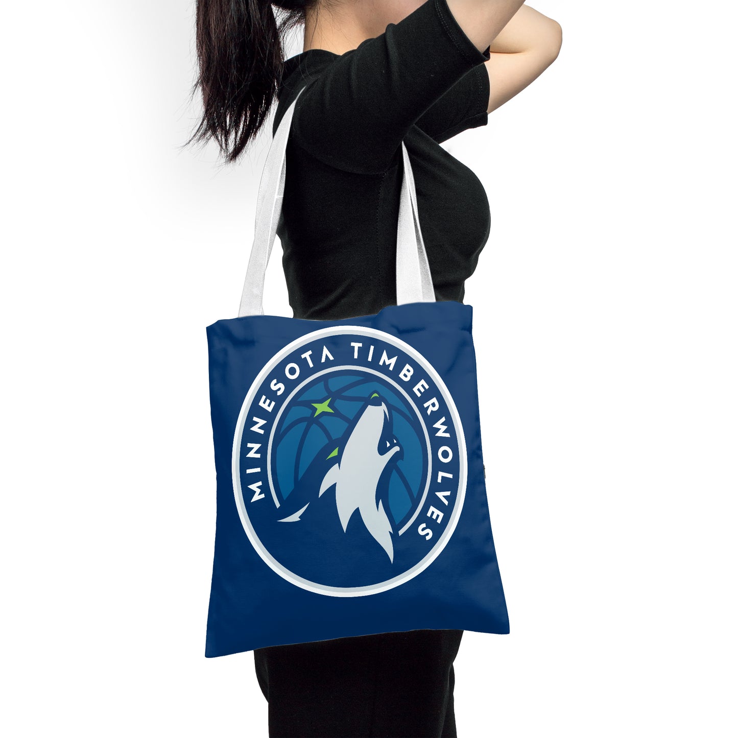 NBA Minnesota Timberwolves Fans Polyester Canvas Tote Bag - Durable and Stylish