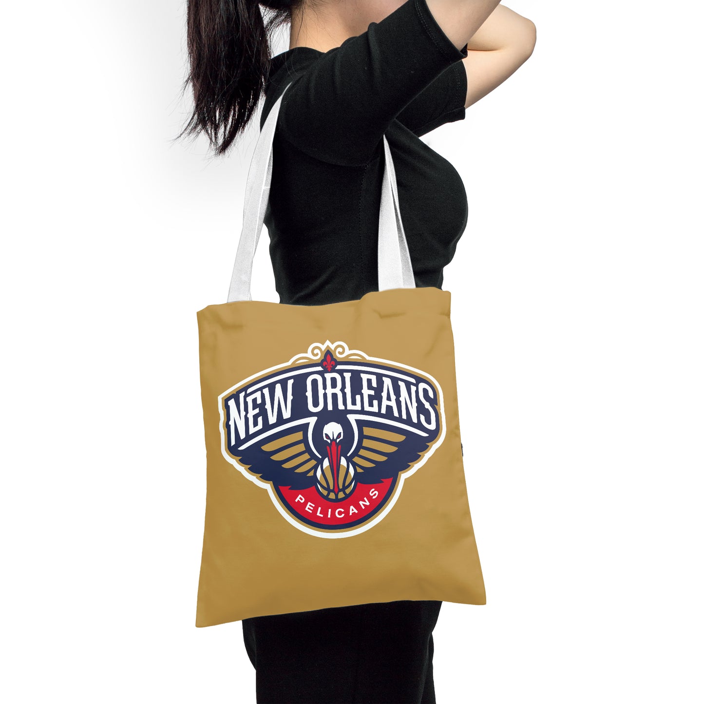 NBA New Orleans Pelicans Fans Polyester Canvas Tote Bag - Durable and Stylish