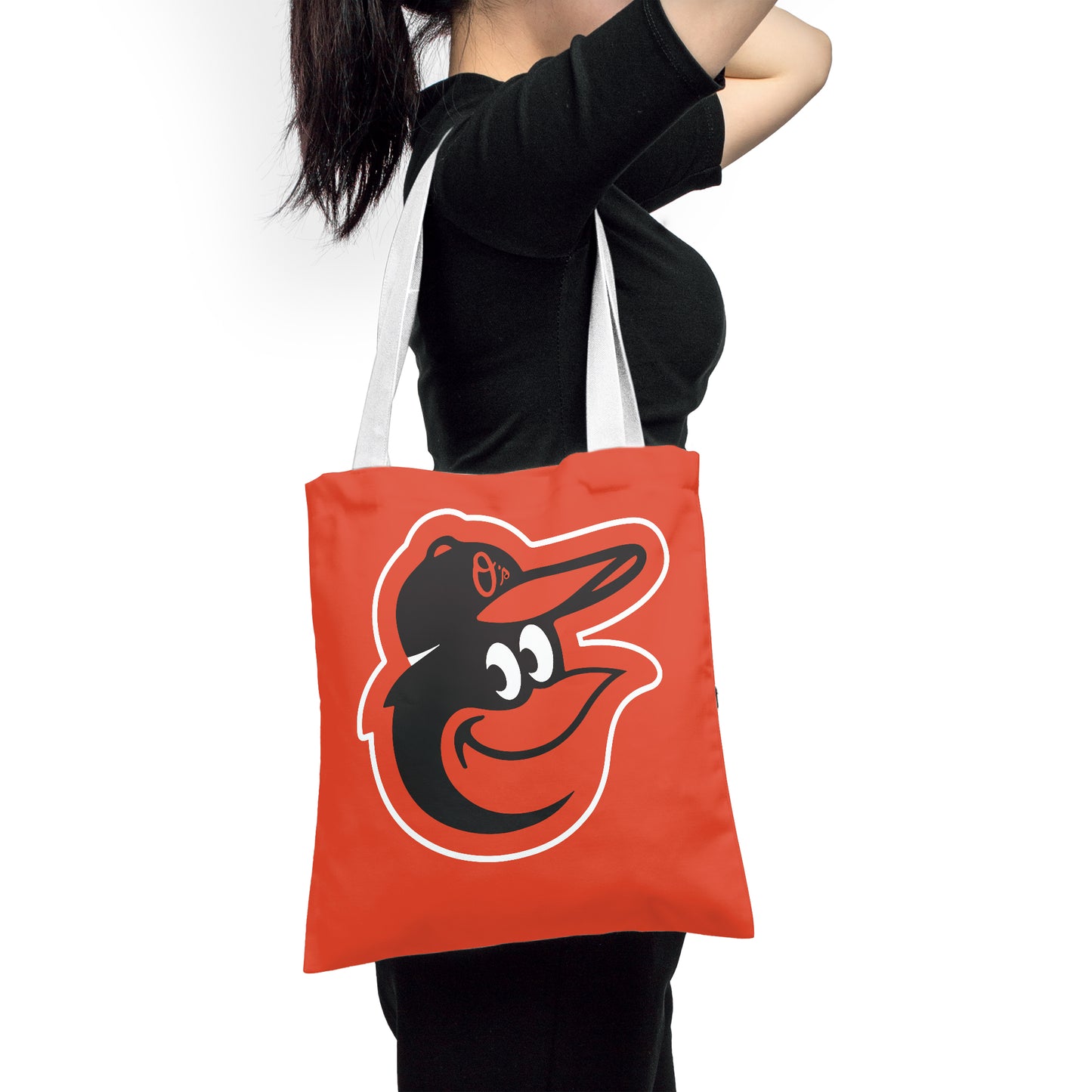MLB Baltimore Orioles Baseball Life Polyester Canvas Tote Bag - Durable and Stylish