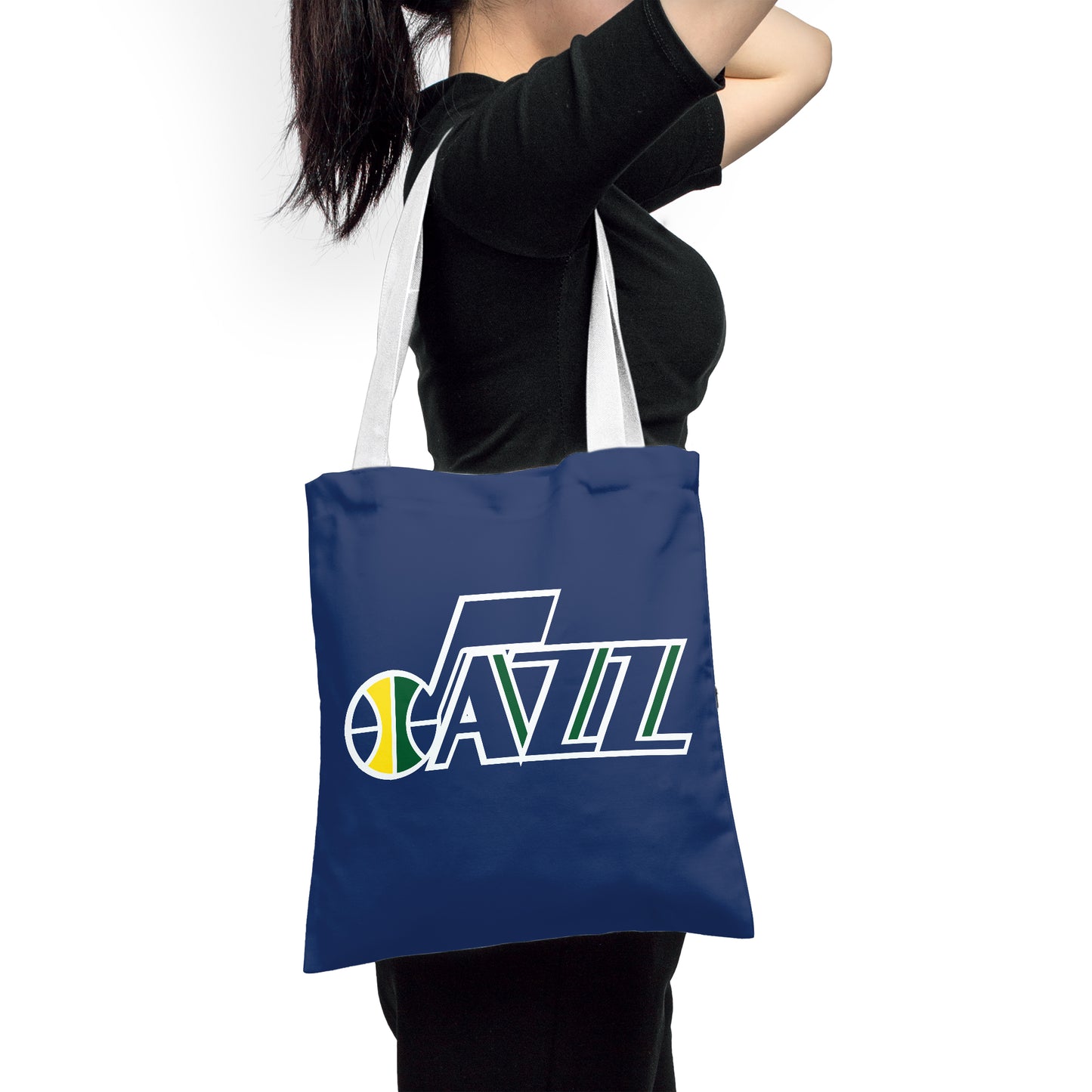 NBA Utah Jazz Fans Polyester Canvas Tote Bag – Durable and Stylish