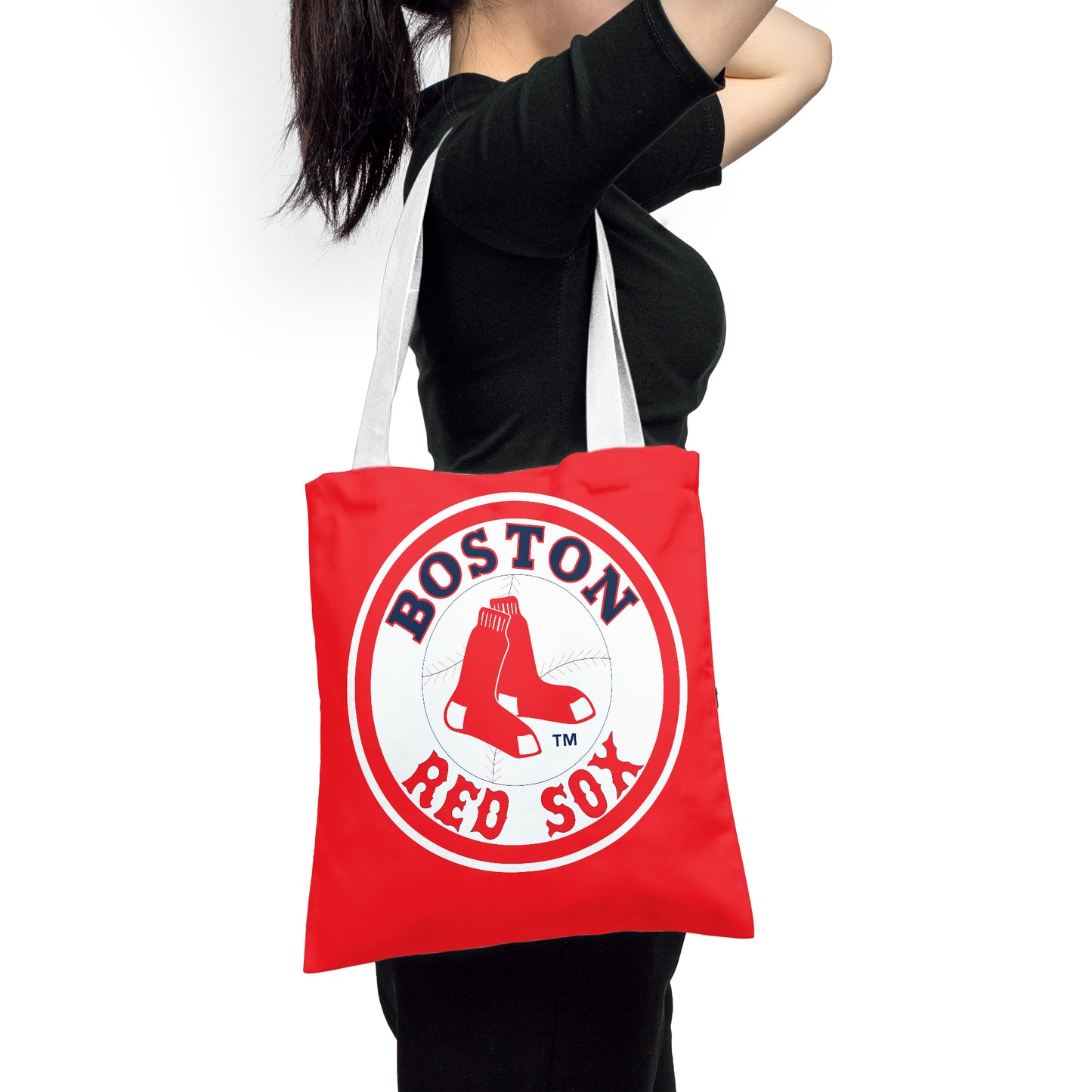 MLB Boston Red Sox Baseball Life Polyester Canvas Tote Bag - Durable and Stylish