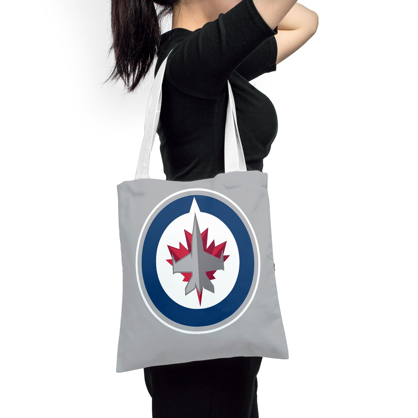 NHL Winnipeg Jets Polyester Canvas Tote Bag – Durable and Stylish