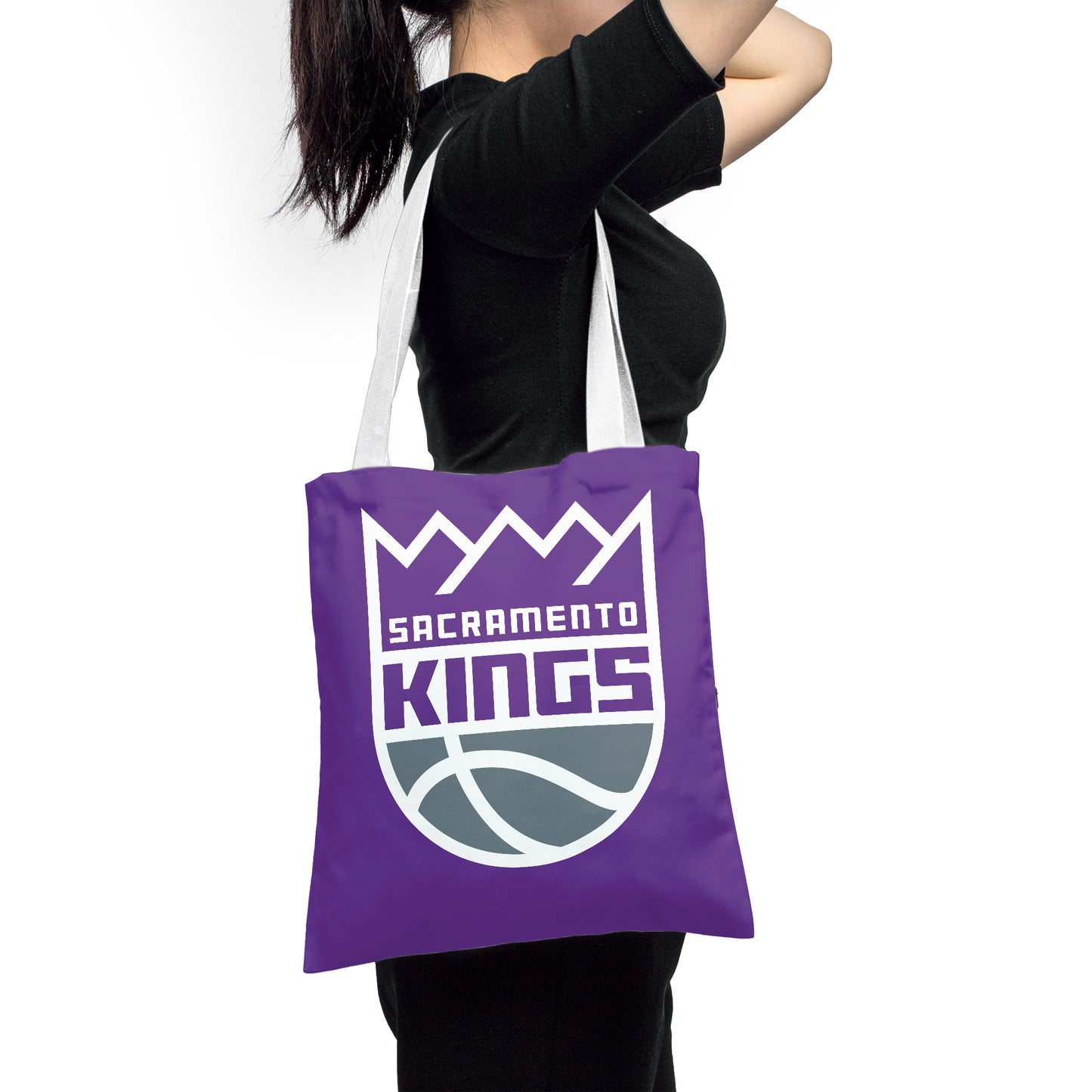 NBA Sacramento Kings Fans Polyester Canvas Tote Bag – Durable and Stylish