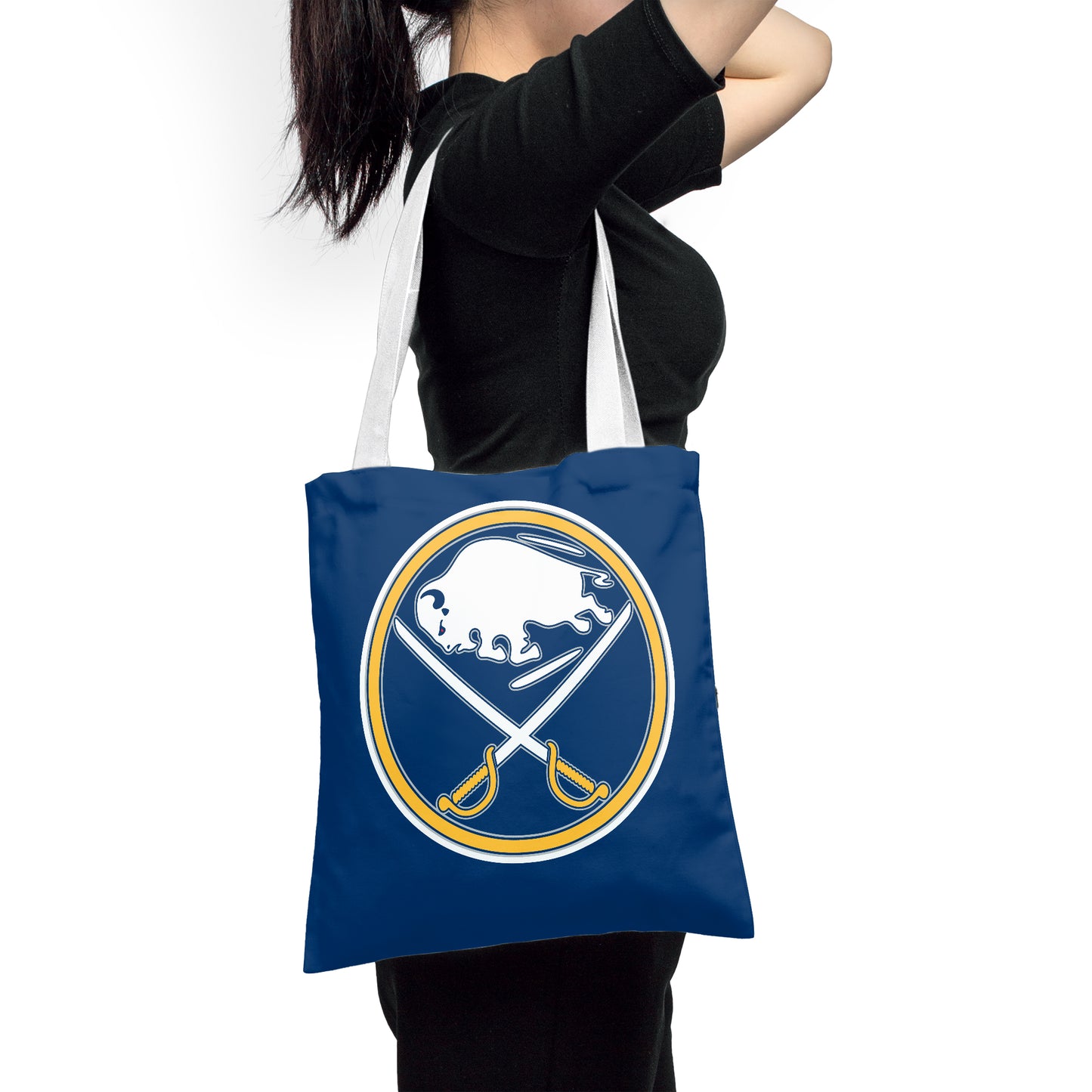 NHL Buffalo Sabres Polyester Canvas Tote Bag – Durable and Stylish