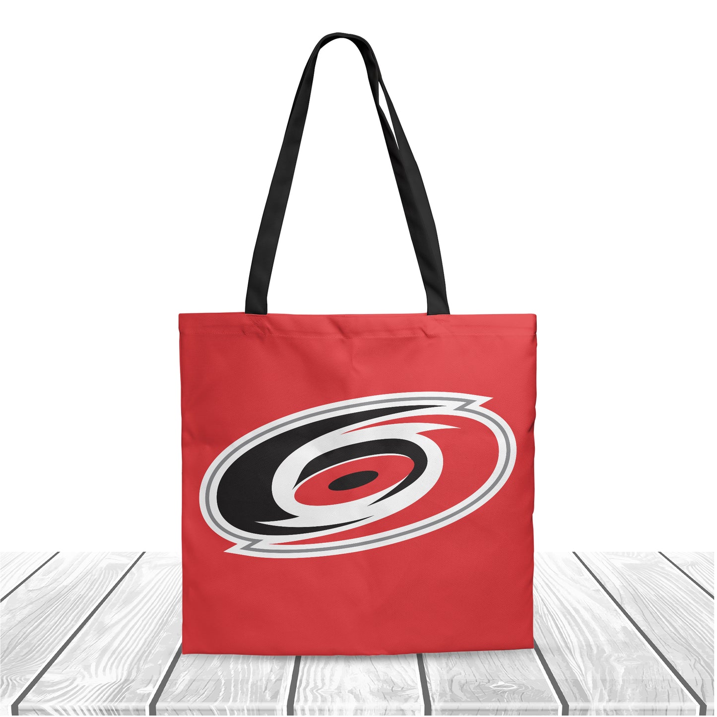 NHL Carolina Hurricanes Polyester Canvas Tote Bag – Durable and Stylish