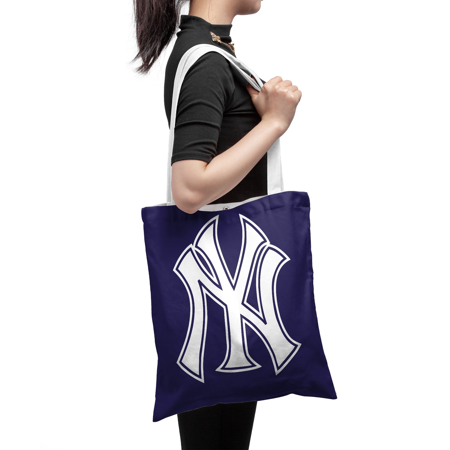 MLB New York Yankees Fans Polyester Canvas Tote Bag - Durable and Stylish