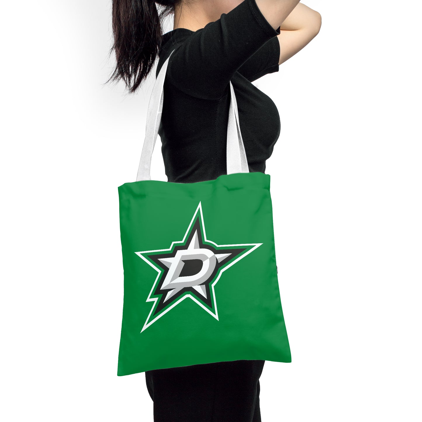 NHL Dallas Stars Polyester Canvas Tote Bag – Durable and Stylish