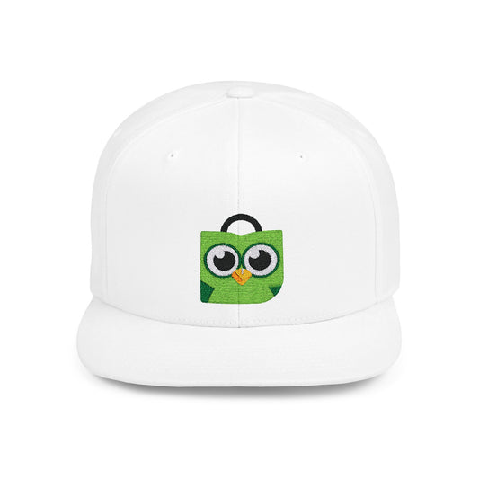 Tokopedia Flat Bill Snapback – Lightweight, Custom Fit, Premium Quality