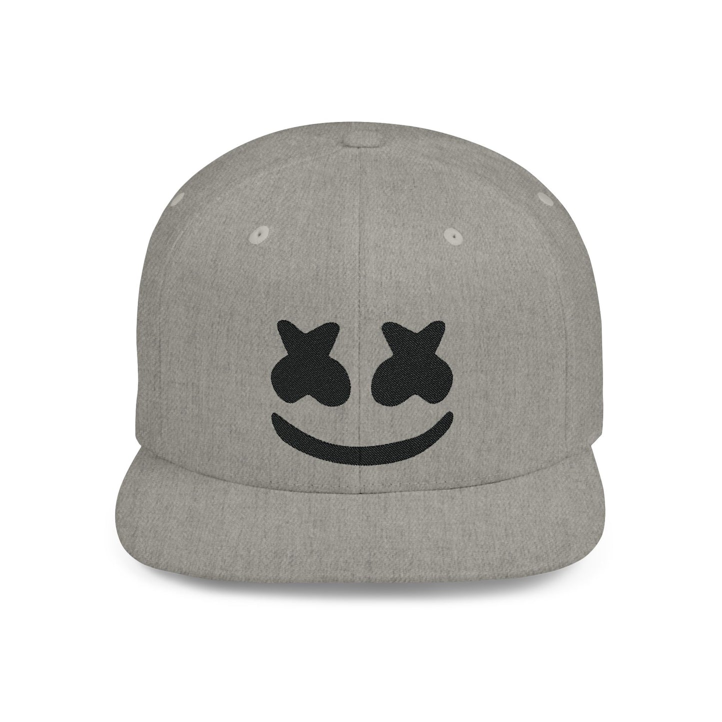 Marshmello Flat Bill Snapback – Lightweight, Custom Fit, Premium Quality