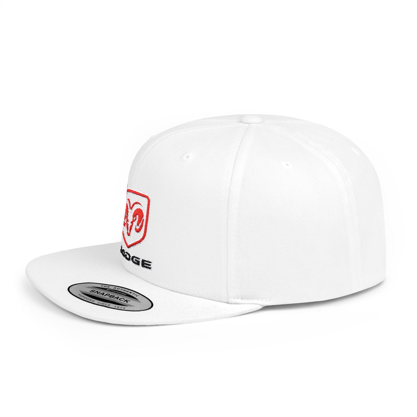 Dodge Flat Bill Snapback – Lightweight, Custom Fit, Premium Quality