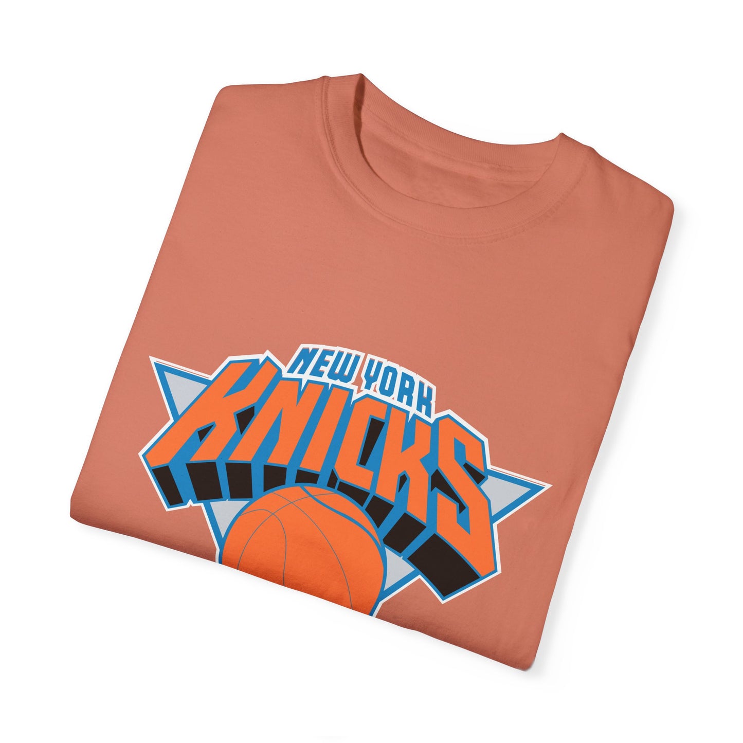 New York Knicks Hoop Lifestyle Garment-Dyed T-Shirt – Premium Cotton Tee for Customization