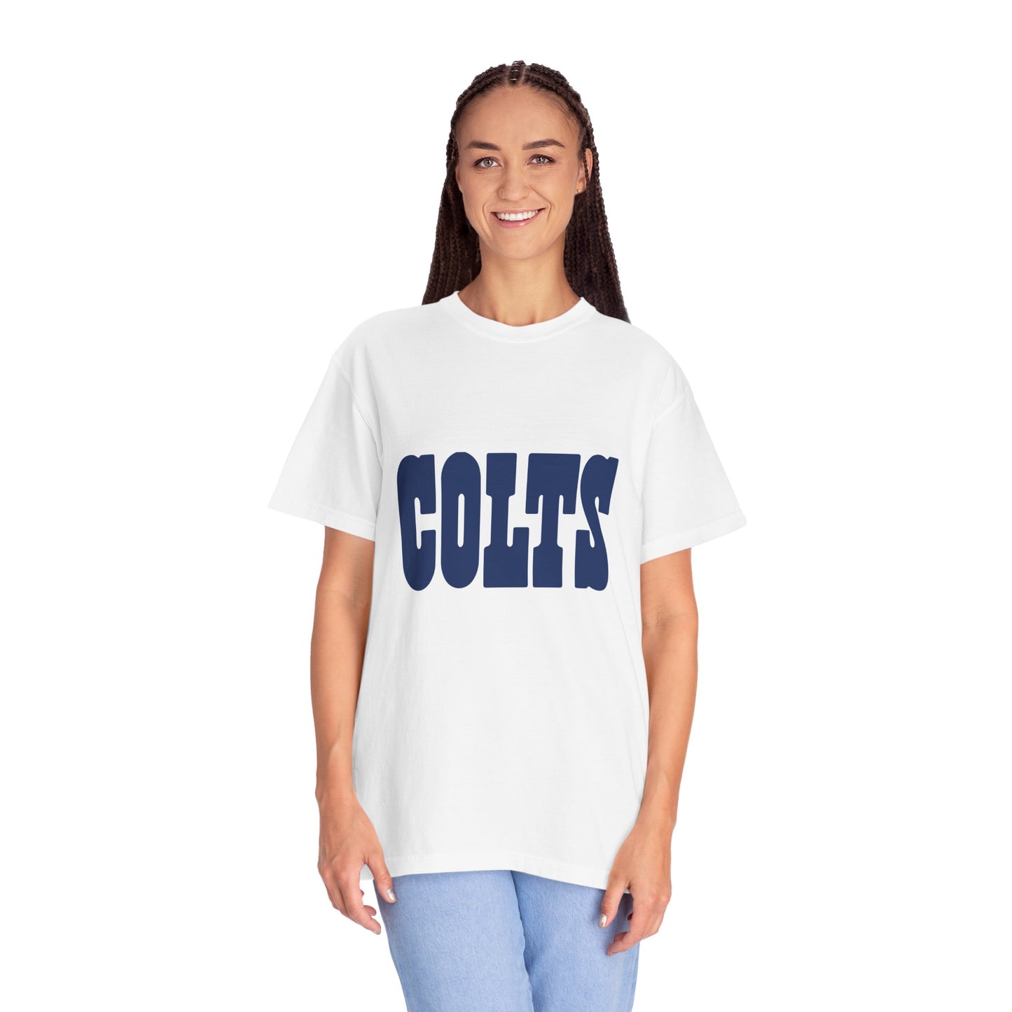 Indianapolis Colts Apparel Garment-Dyed T-Shirt – Premium Cotton Tee for Customization