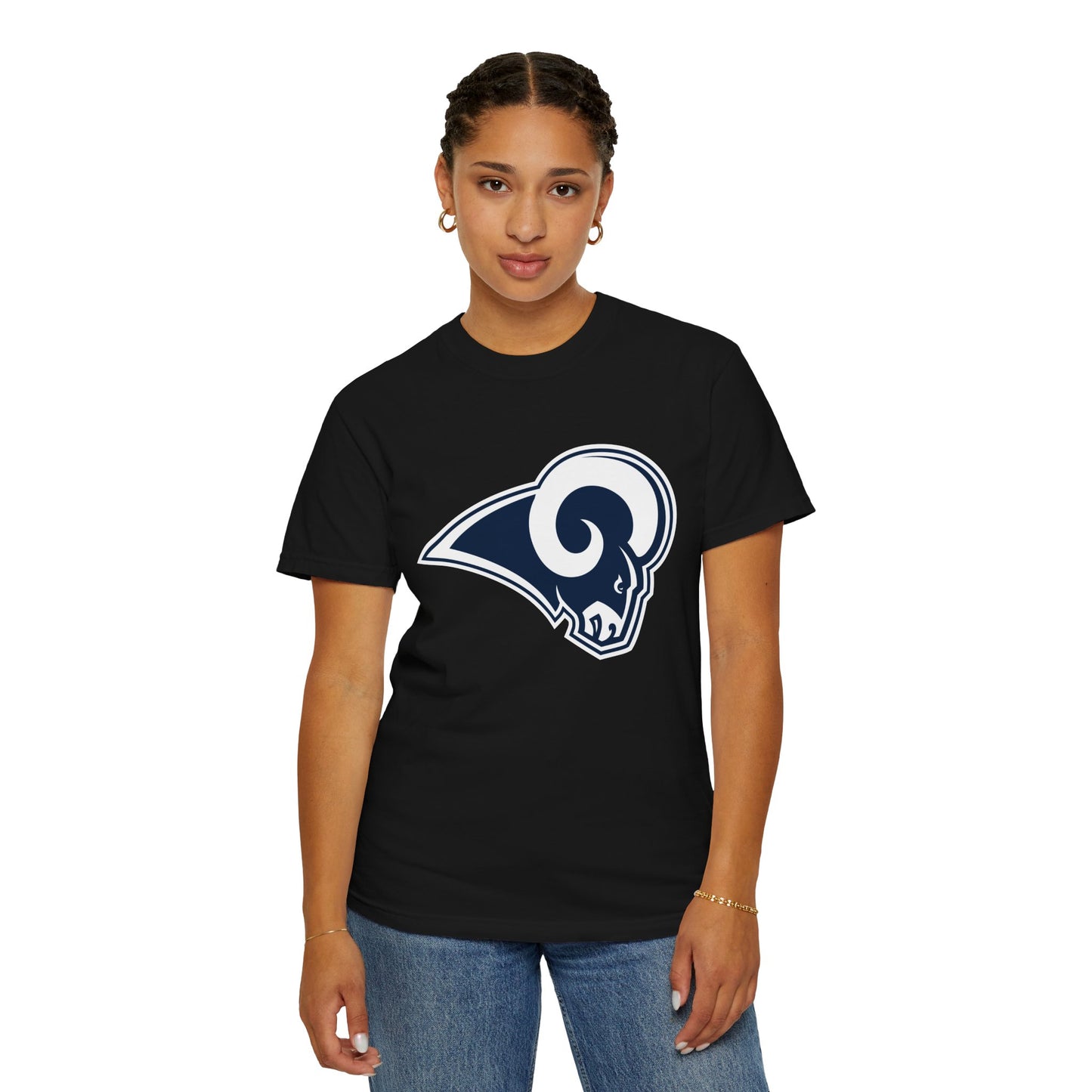 Los Angeles Rams Fan Gifts Garment-Dyed T-Shirt – Premium Cotton Tee for Customization