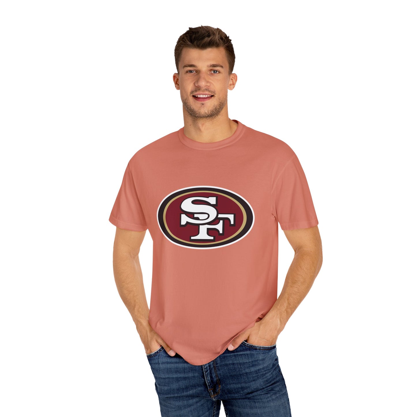 San Francisco 49ers Fan Gifts Garment-Dyed T-Shirt – Premium Cotton Tee for Customization