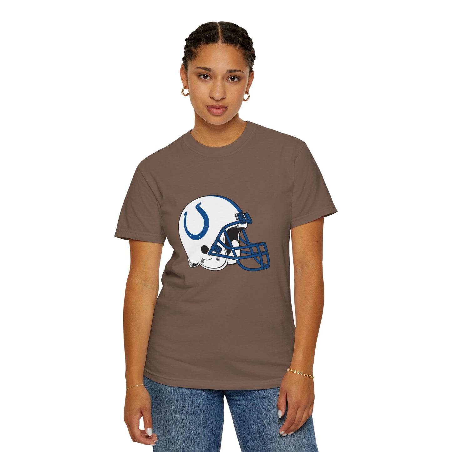 Indianapolis Colts Merchandise Garment-Dyed T-Shirt – Premium Cotton Tee for Customization