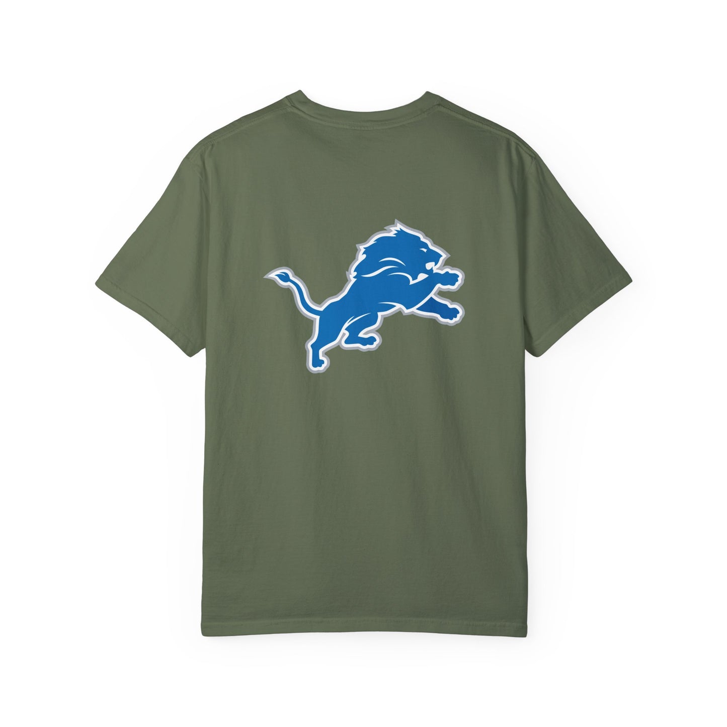 Detroit Lions Merchandise Garment-Dyed T-Shirt – Premium Cotton Tee for Customization