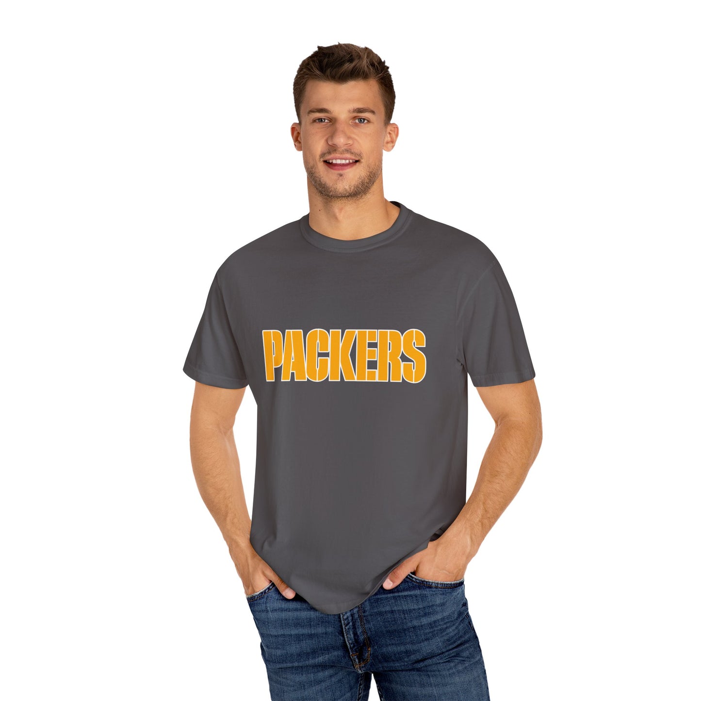 Green Bay Packers Gear Garment-Dyed T-Shirt – Premium Cotton Tee for Customization