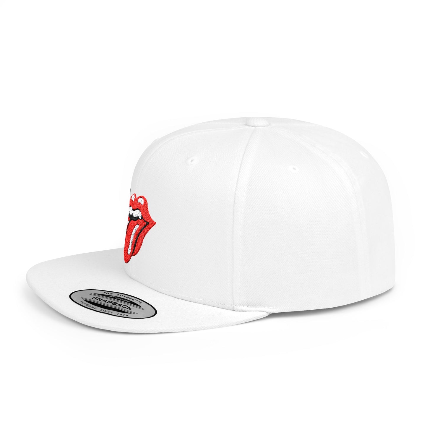 Rolling Stones Flat Bill Snapback – Lightweight, Custom Fit, Premium Quality