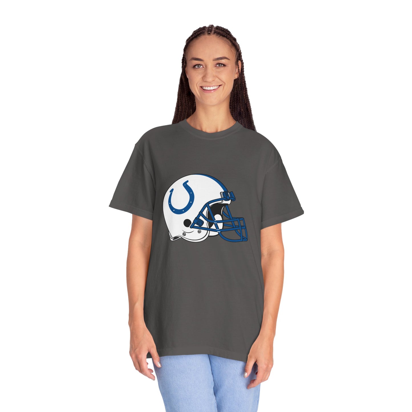 Indianapolis Colts Merchandise Garment-Dyed T-Shirt – Premium Cotton Tee for Customization