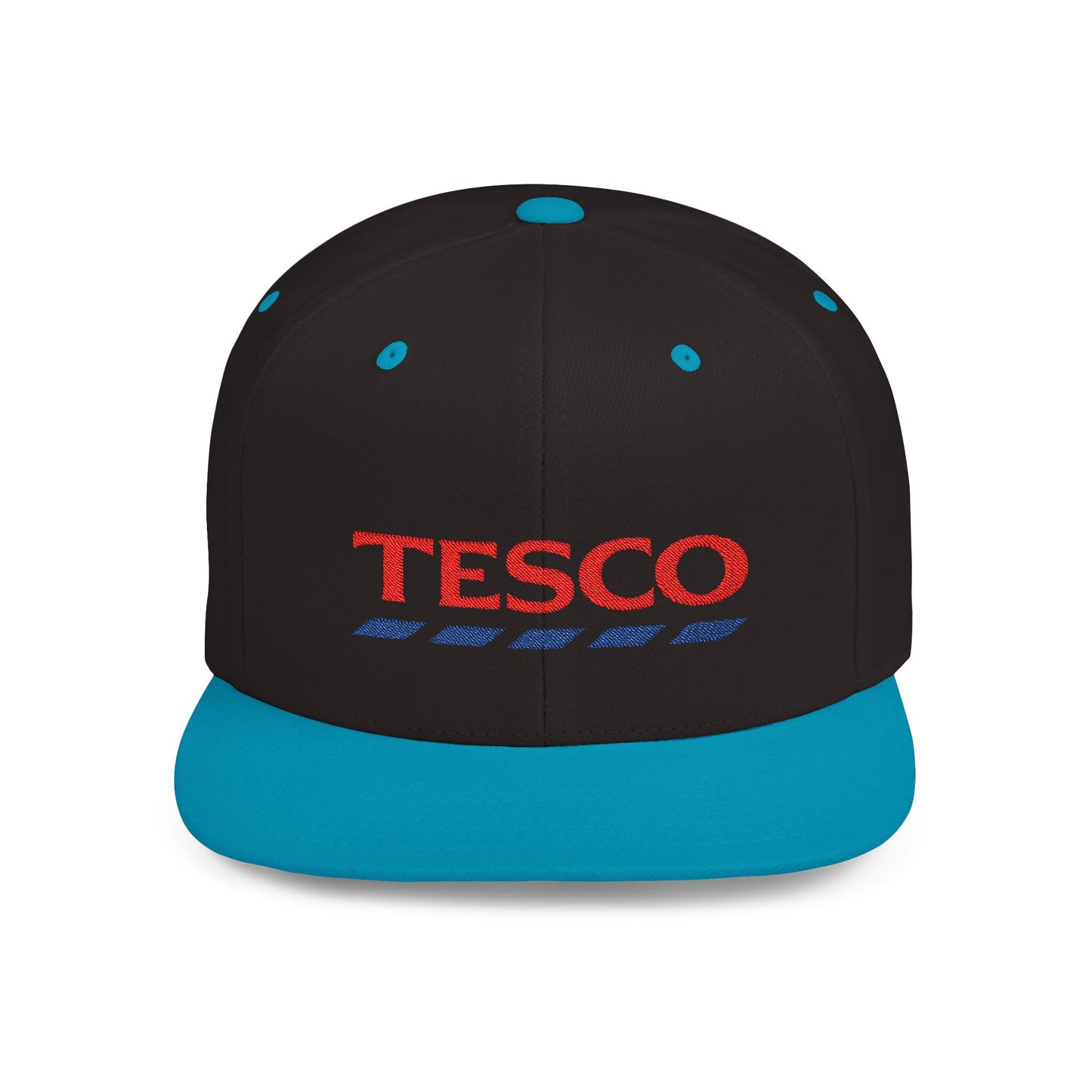 Tesco Flat Bill Snapback – Lightweight, Custom Fit, Premium Quality