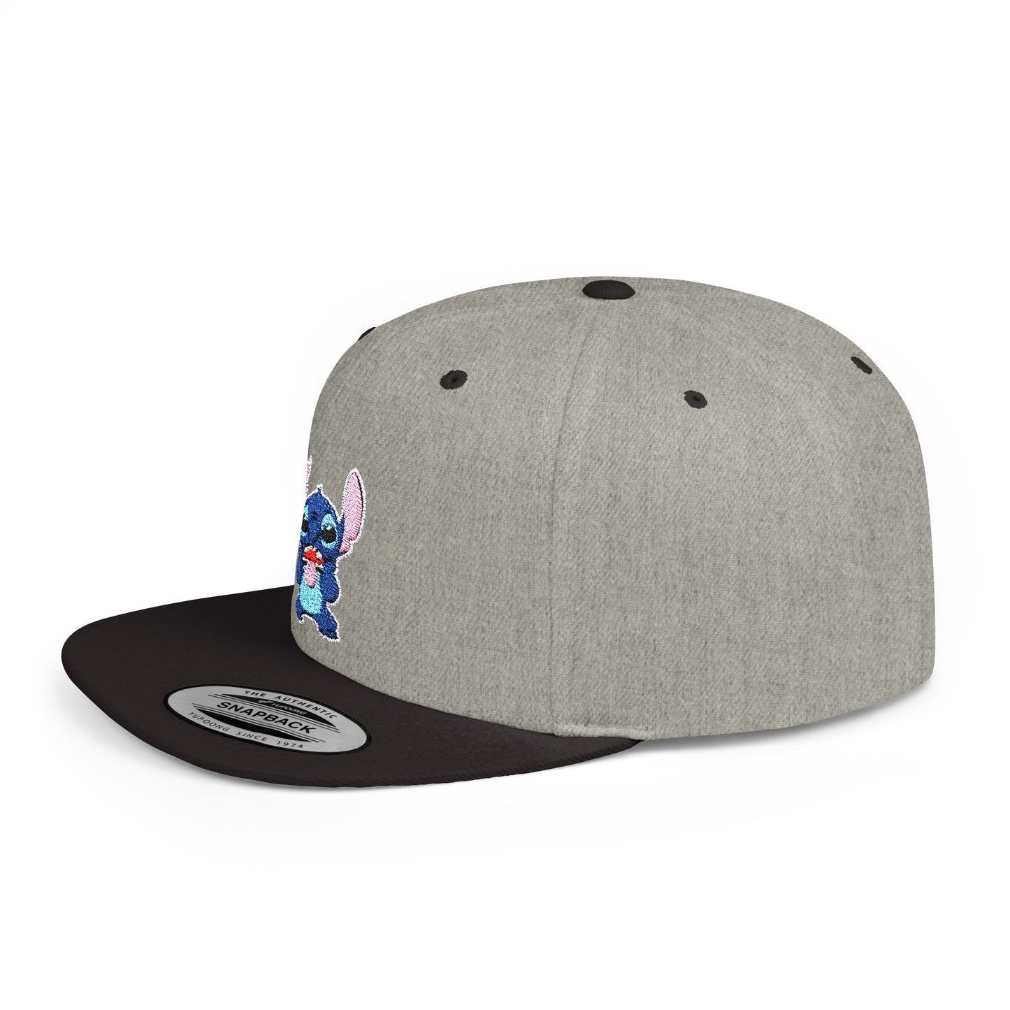 Disney Ugly Stitch Flat Bill Snapback – Lightweight, Custom Fit, Premium Quality