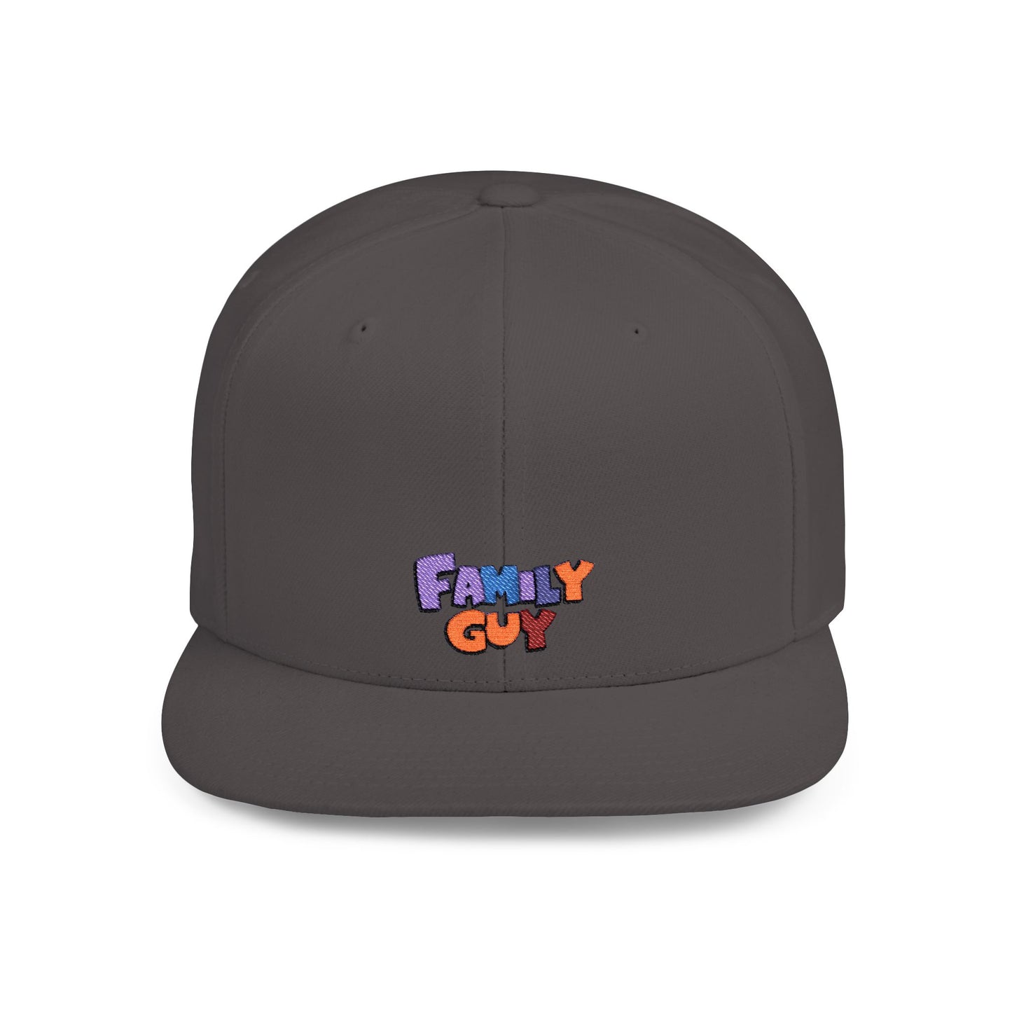 Icons Embroidered Family Guy Flat Bill Snapback – Lightweight, Custom Fit, Premium Quality