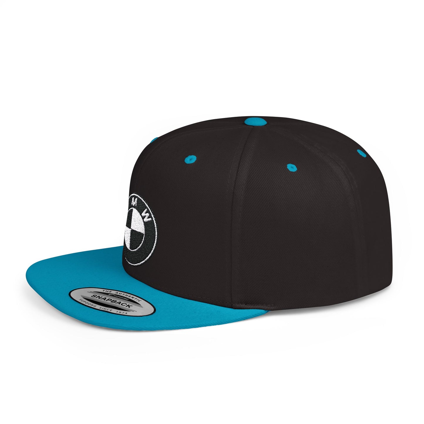 BMW Auto Flat Bill Snapback – Lightweight, Custom Fit, Premium Quality