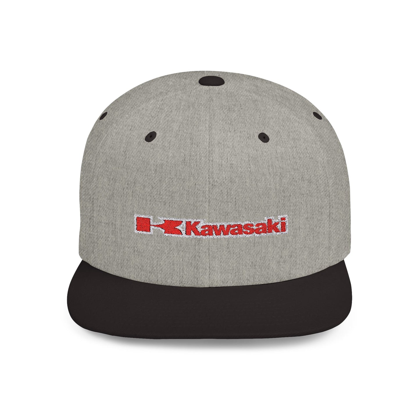 Kawasaki Motorcycle Flat Bill Snapback – Lightweight, Custom Fit, Premium Quality