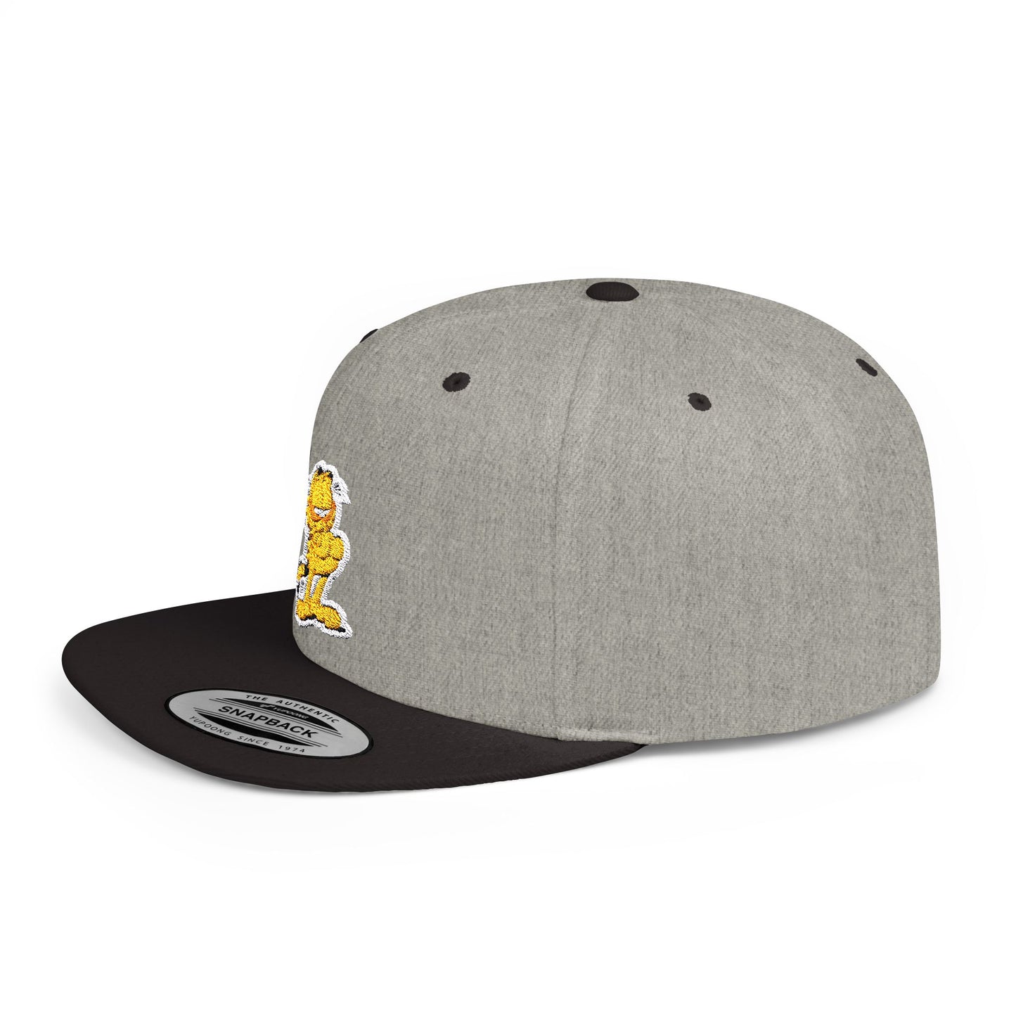 Garfield Flat Bill Snapback – Lightweight, Custom Fit, Premium Quality