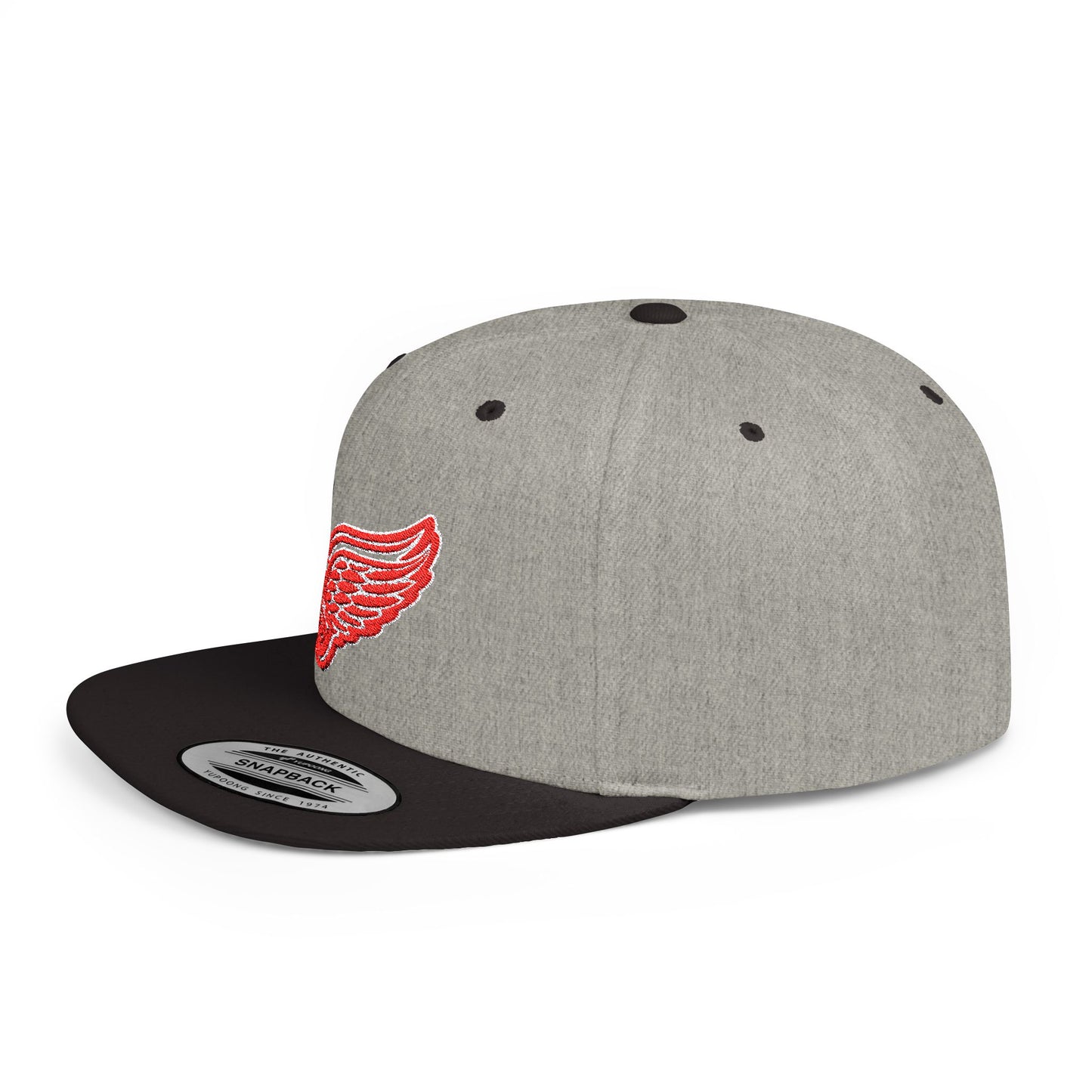 Detroit Red Wings Flat Bill Snapback – Lightweight, Custom Fit, Premium Quality