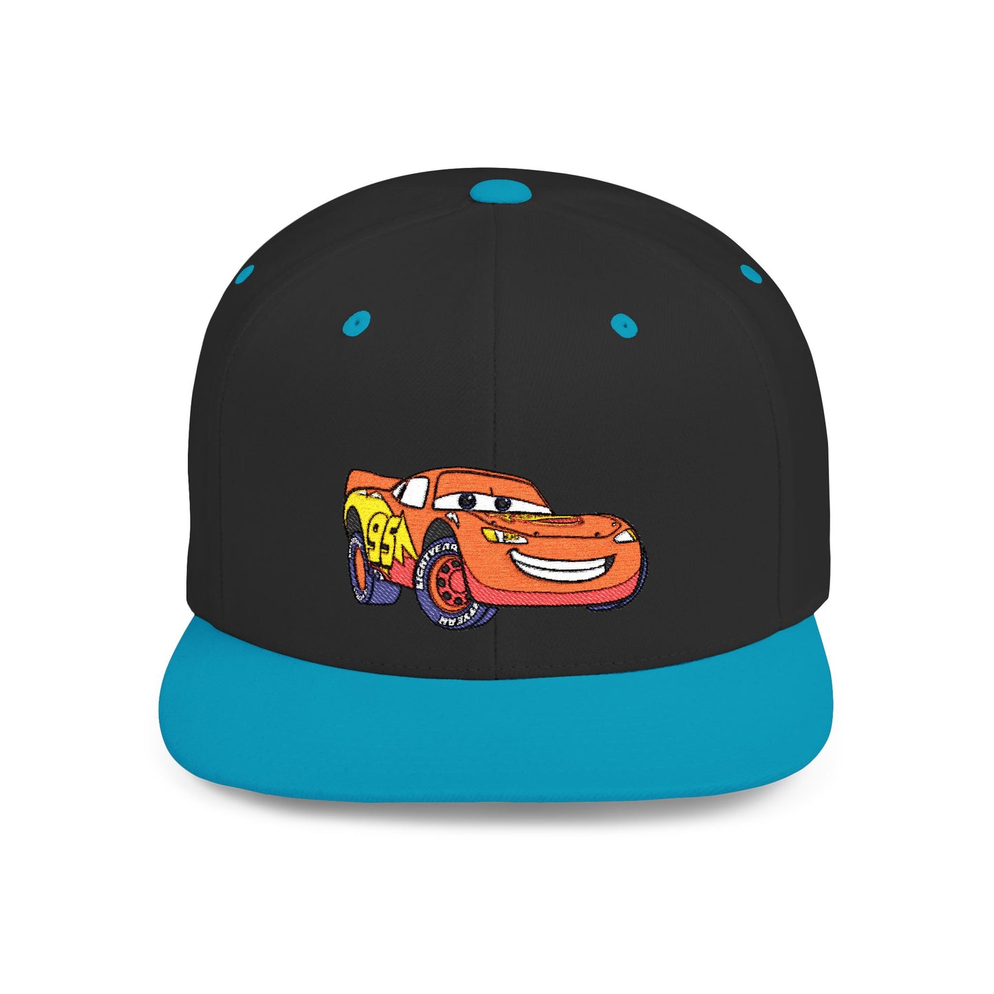 Lightning McQueen Cars Disney Flat Bill Snapback – Lightweight, Custom Fit, Premium Quality