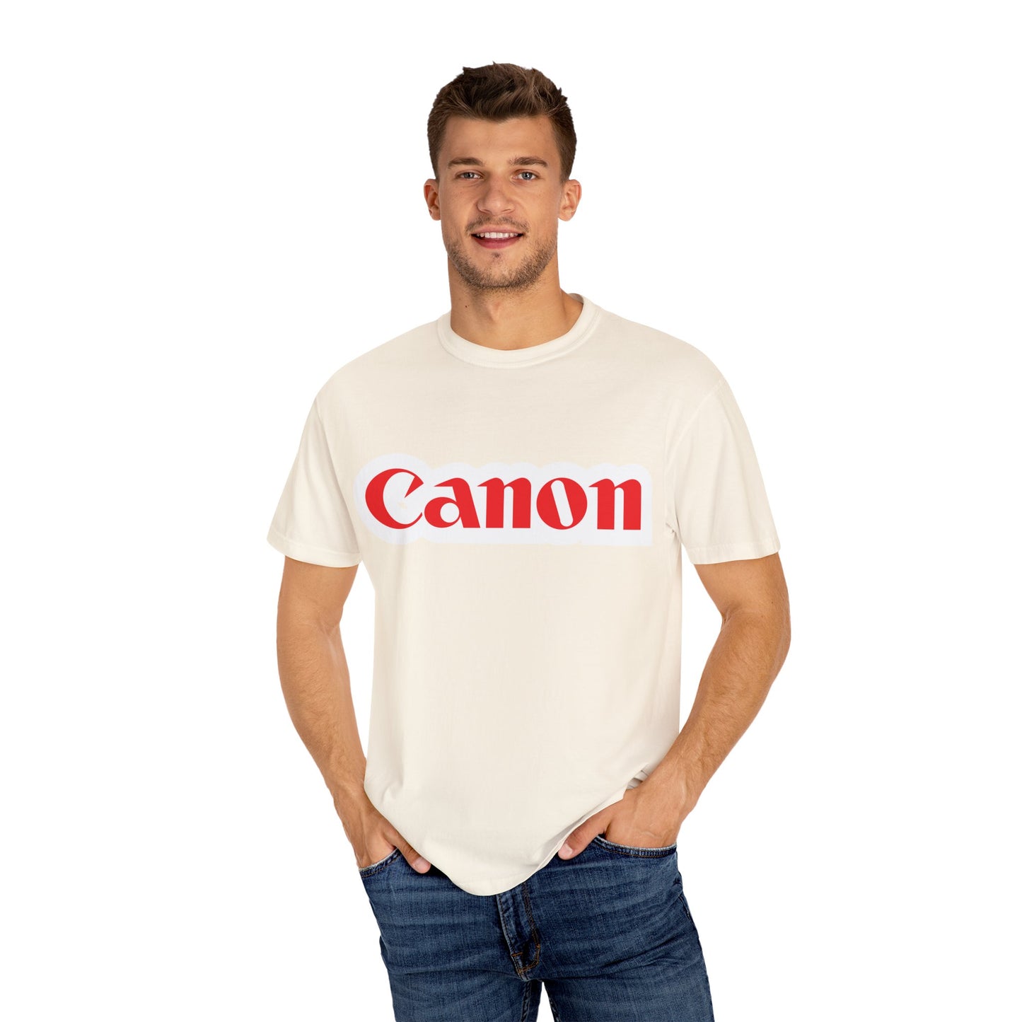 Canon Garment-Dyed T-Shirt – Premium Cotton Tee for Customization