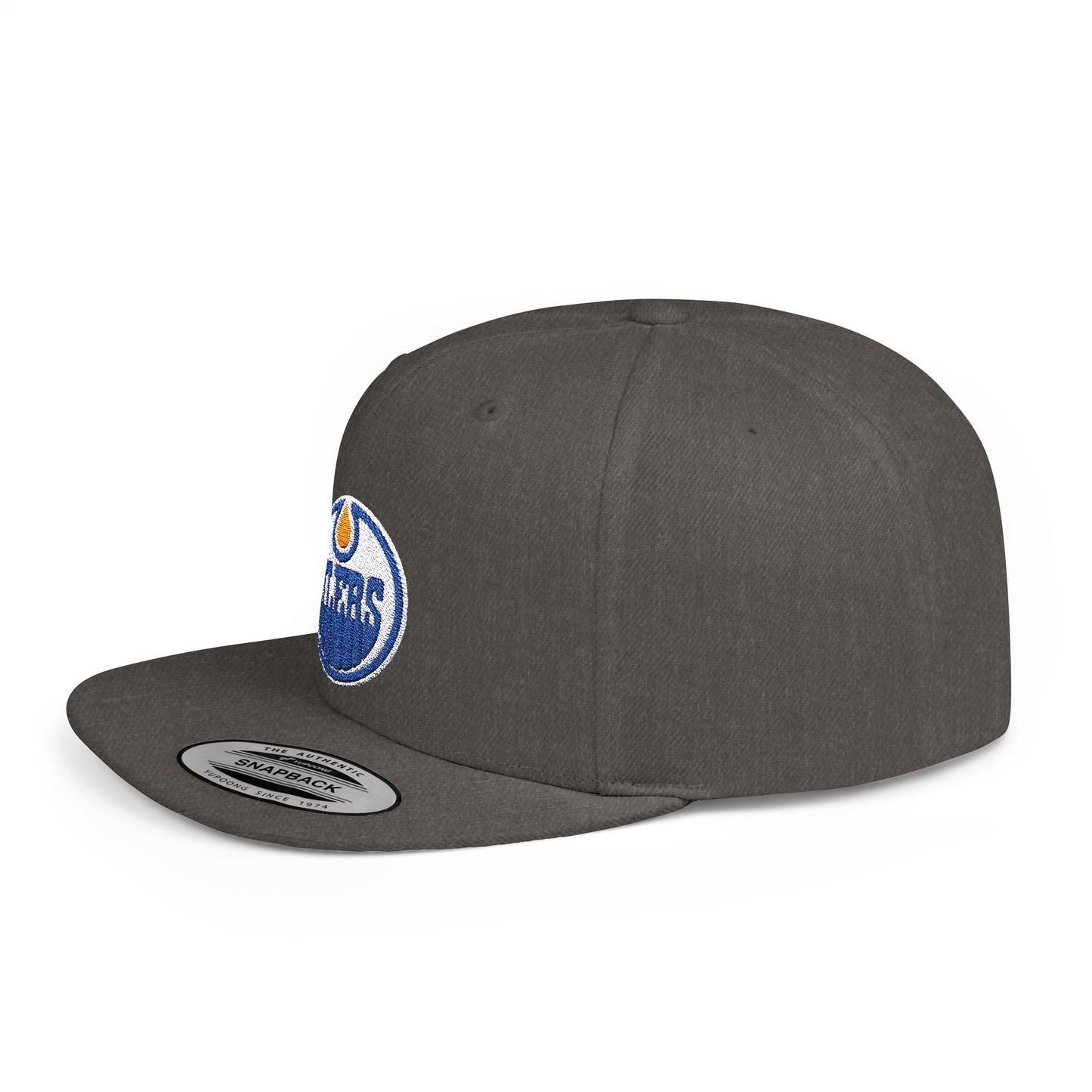 Edmonton Oilers Flat Bill Snapback – Lightweight, Custom Fit, Premium Quality