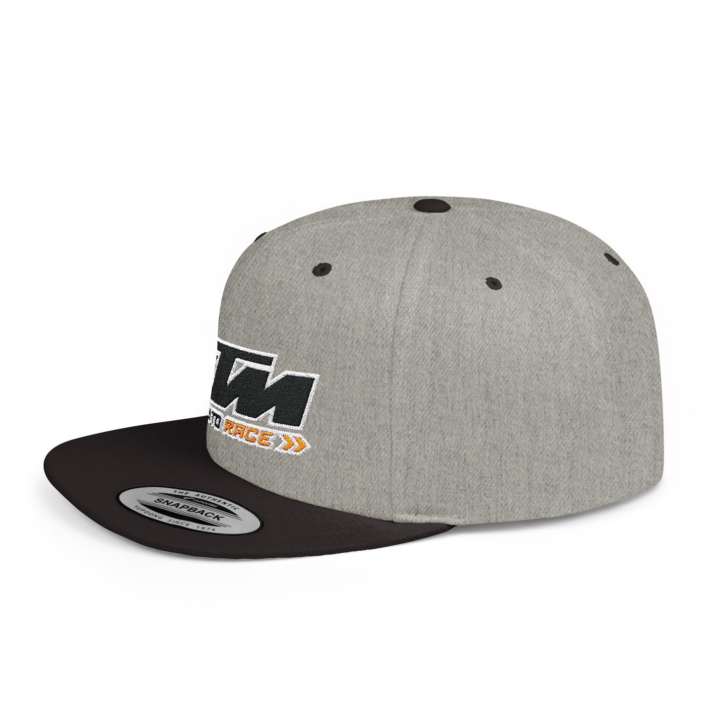 KTM Ready to Race Flat Bill Snapback – Lightweight, Custom Fit, Premium Quality