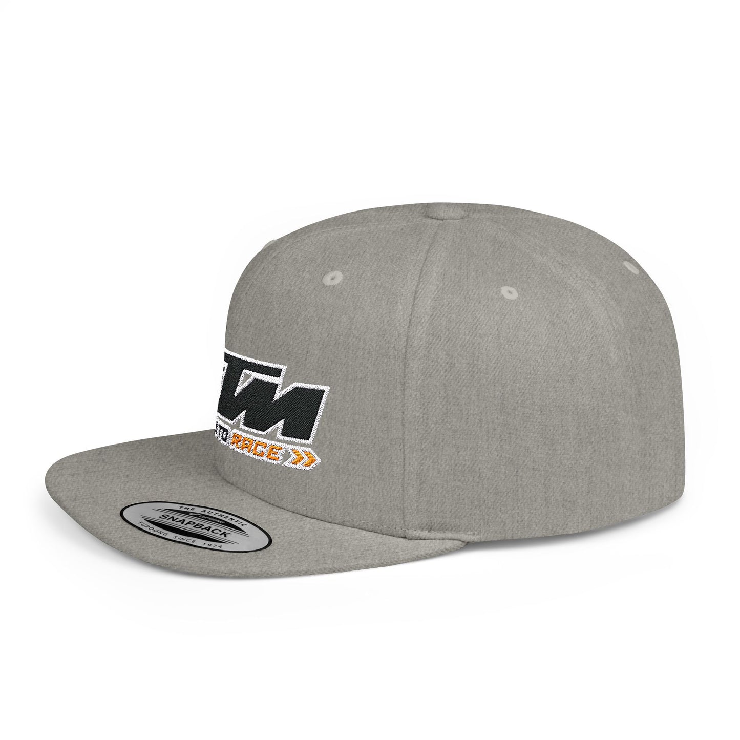 KTM Ready to Race Flat Bill Snapback – Lightweight, Custom Fit, Premium Quality