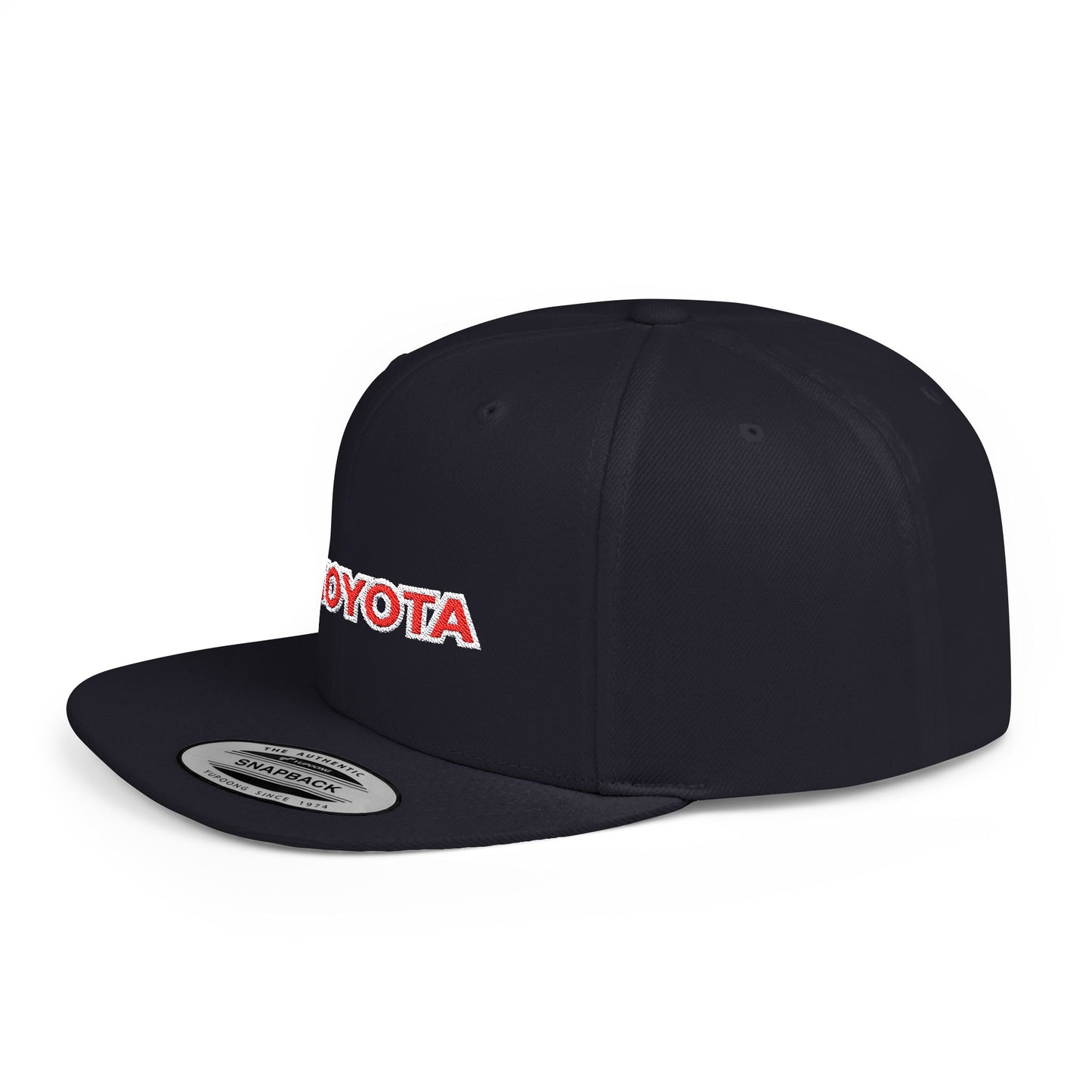 Toyota Flat Bill Snapback – Lightweight, Custom Fit, Premium Quality