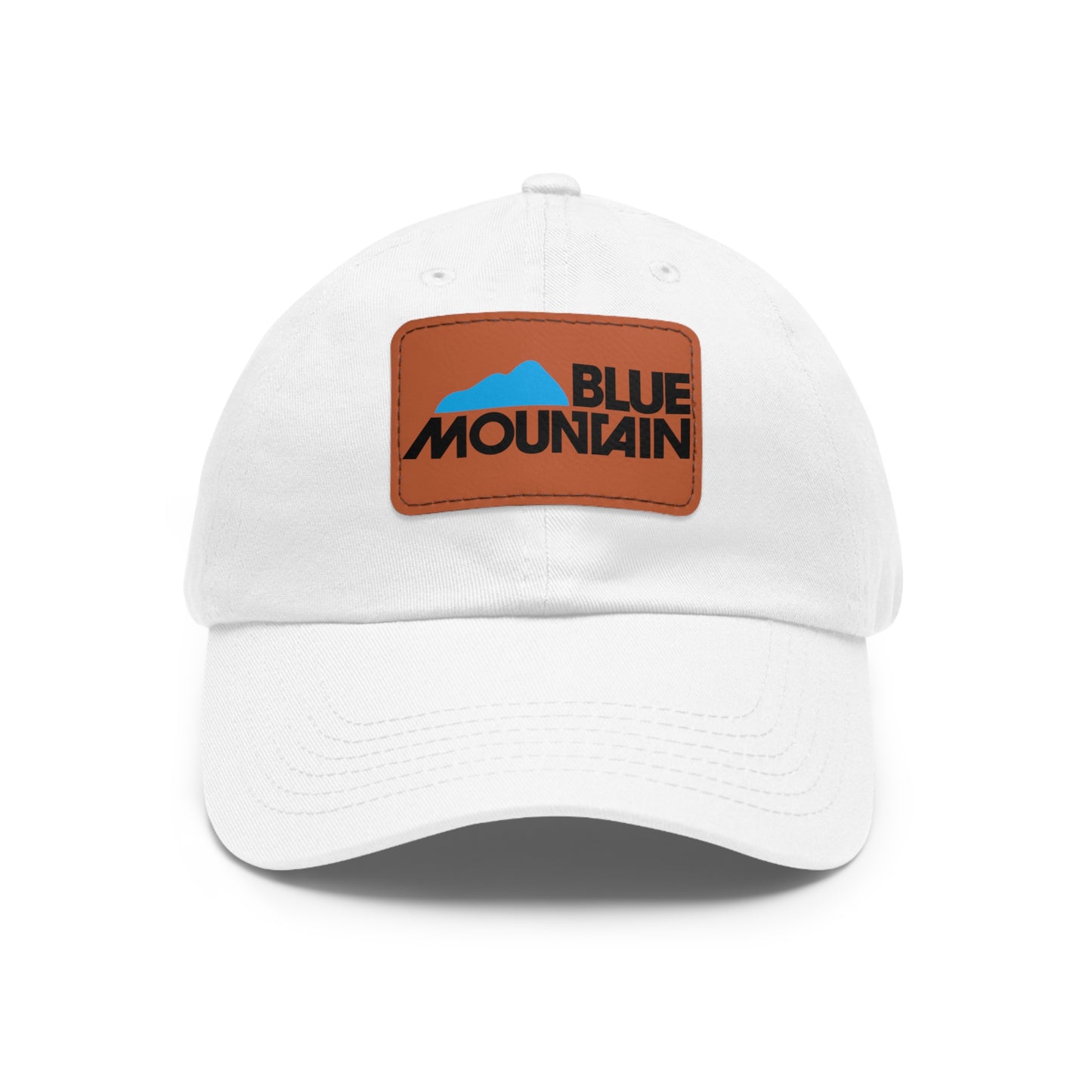 Dad Leather Patch Hat Blue Mountain – Timeless Style, Perfect Fit