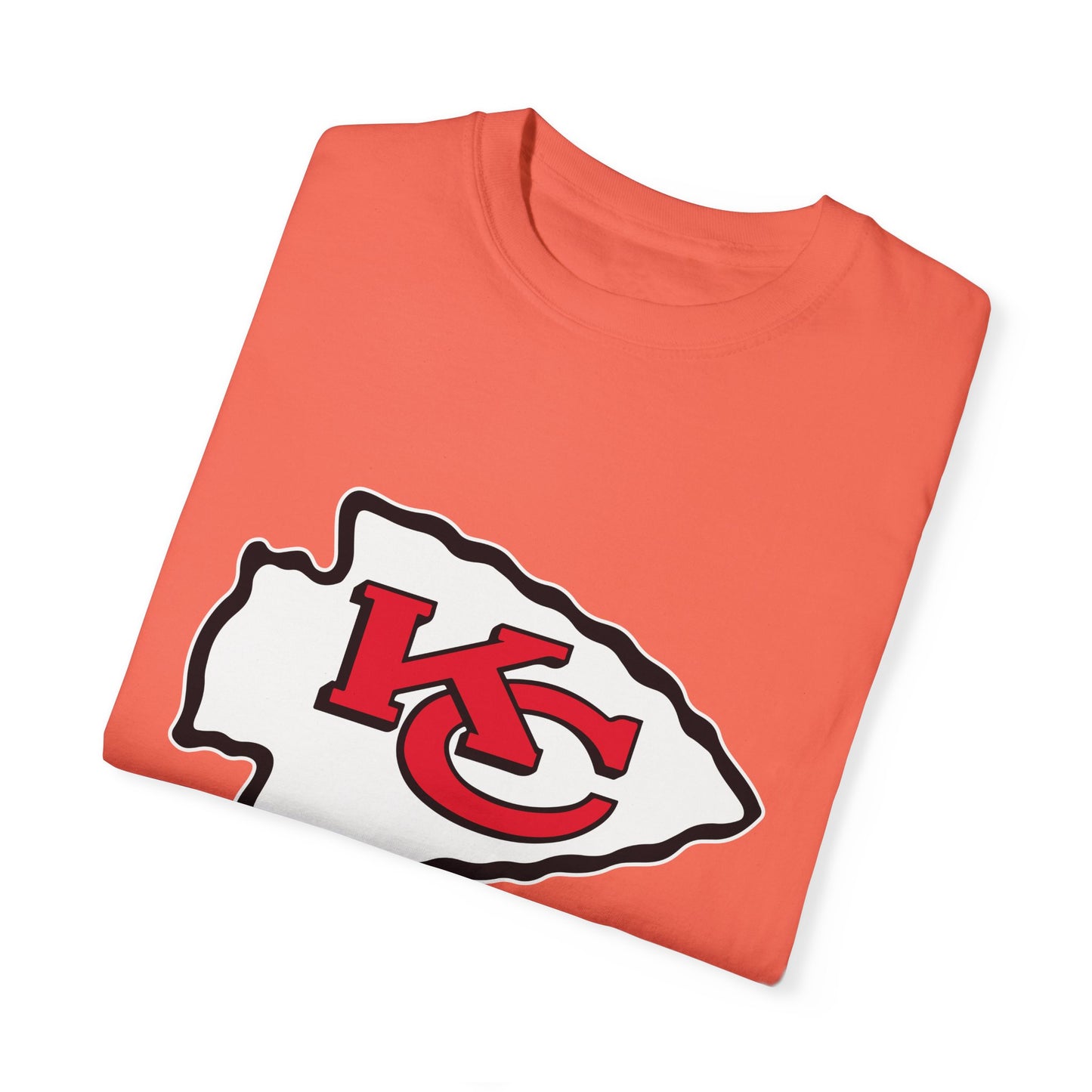 Kansas City Chiefs Collectibles Garment-Dyed T-Shirt – Premium Cotton Tee for Customization