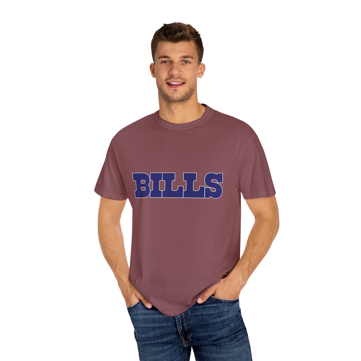 Buffalo Bills Garment-Dyed T-Shirt – Premium Cotton Tee for Customization