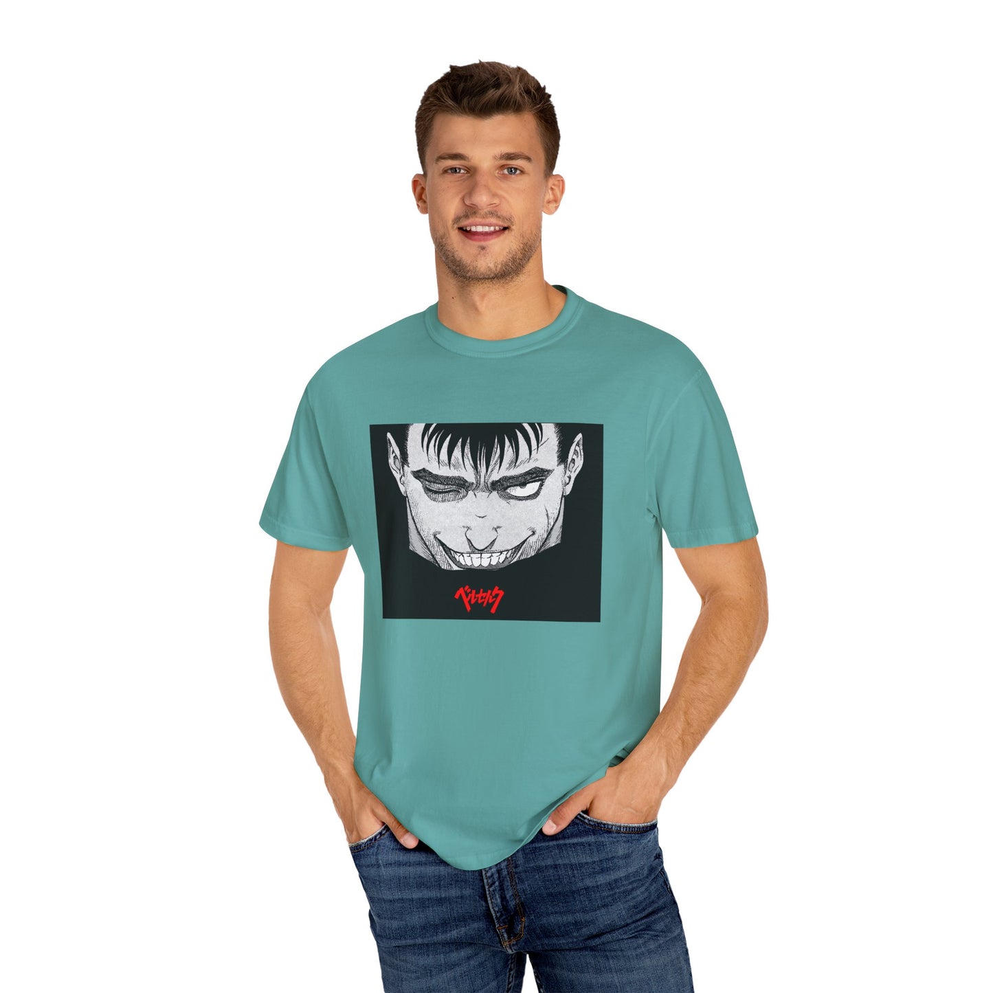 Berserk Fan Art Garment-Dyed T-Shirt – Premium Cotton Tee for Customization
