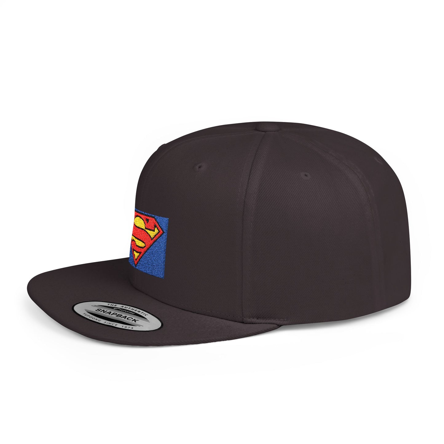 Superman Blue Flat Bill Snapback – Lightweight, Custom Fit, Premium Quality