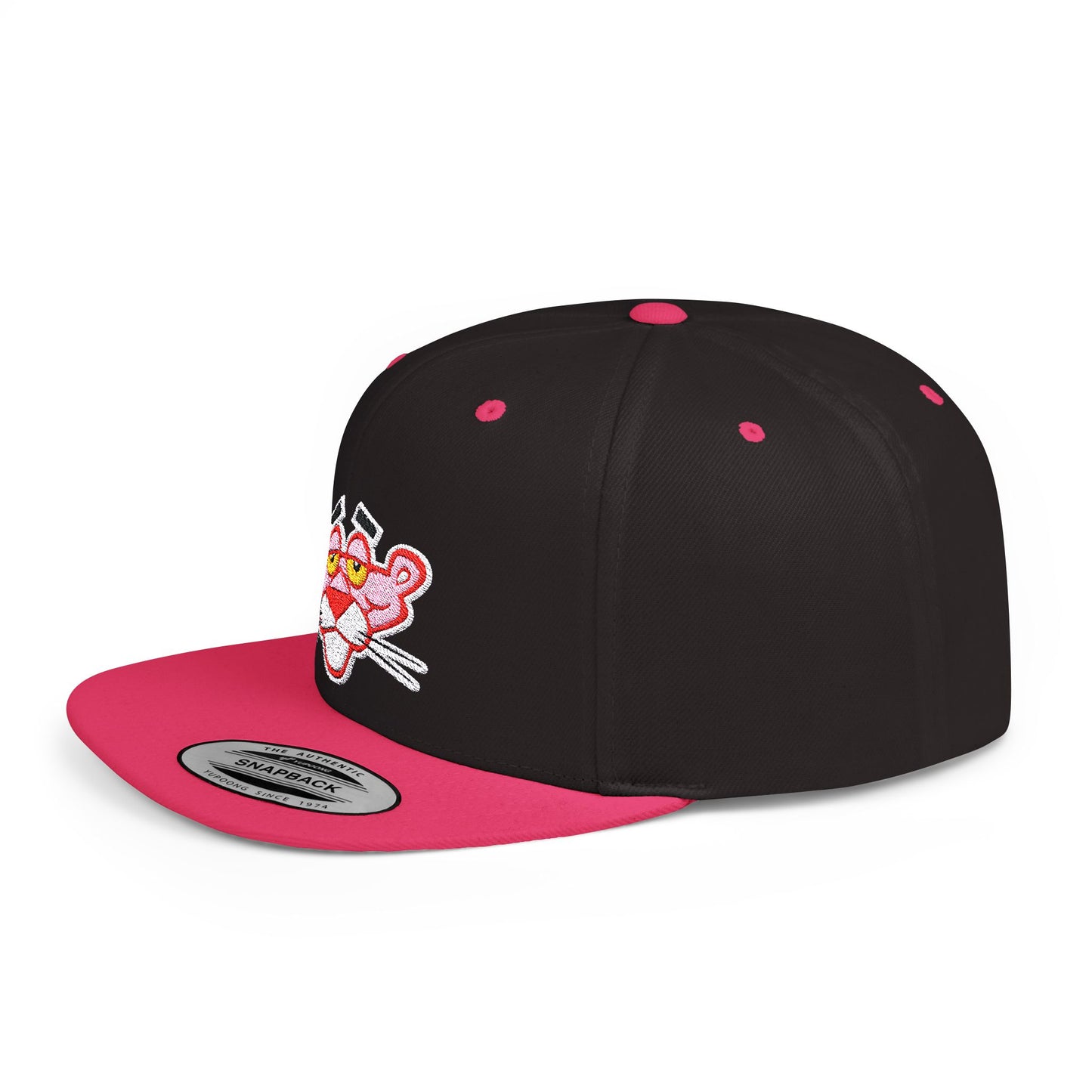 Pink Panther Flat Bill Snapback – Lightweight, Custom Fit, Premium Quality