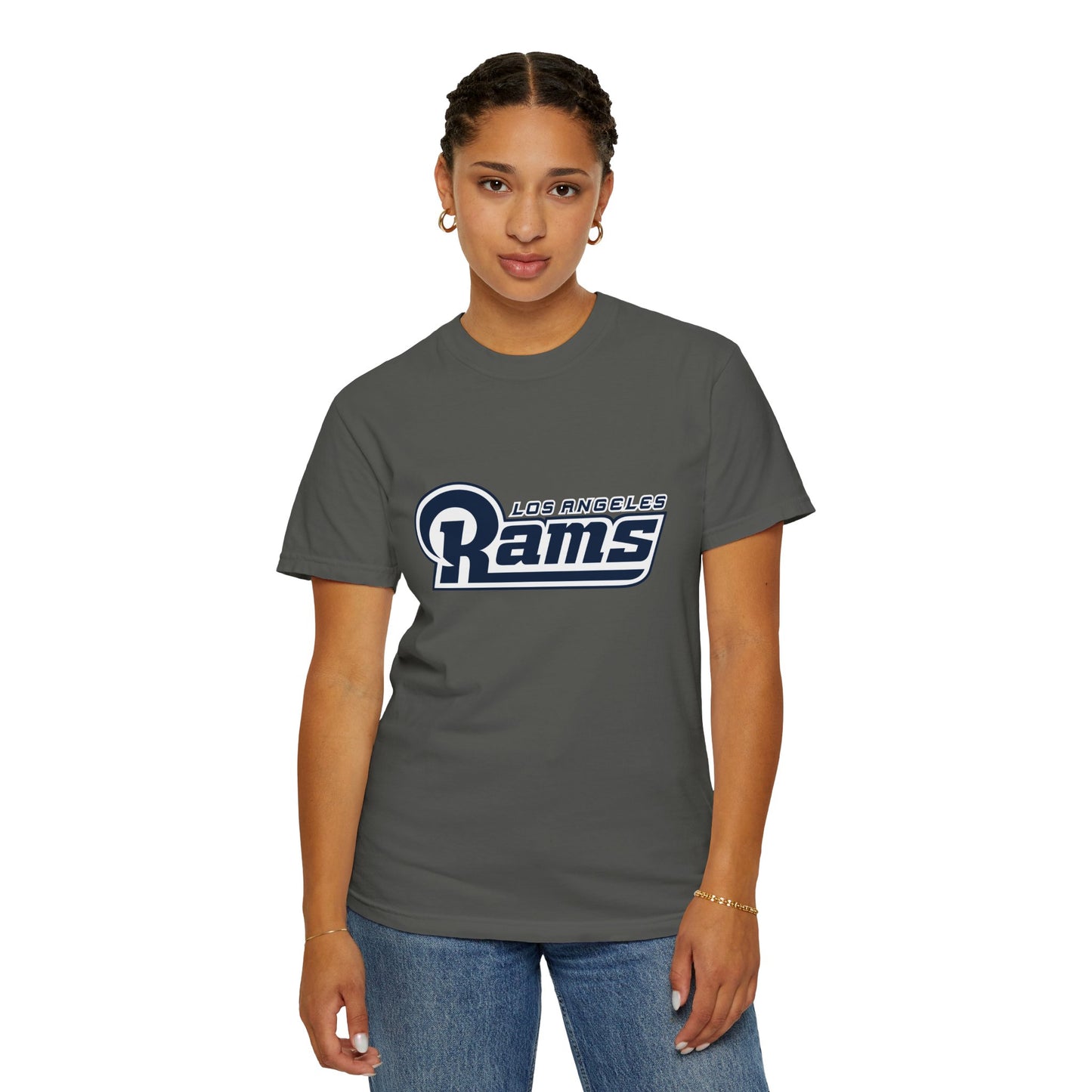 Los Angeles Rams Gear Garment-Dyed T-Shirt – Premium Cotton Tee for Customization